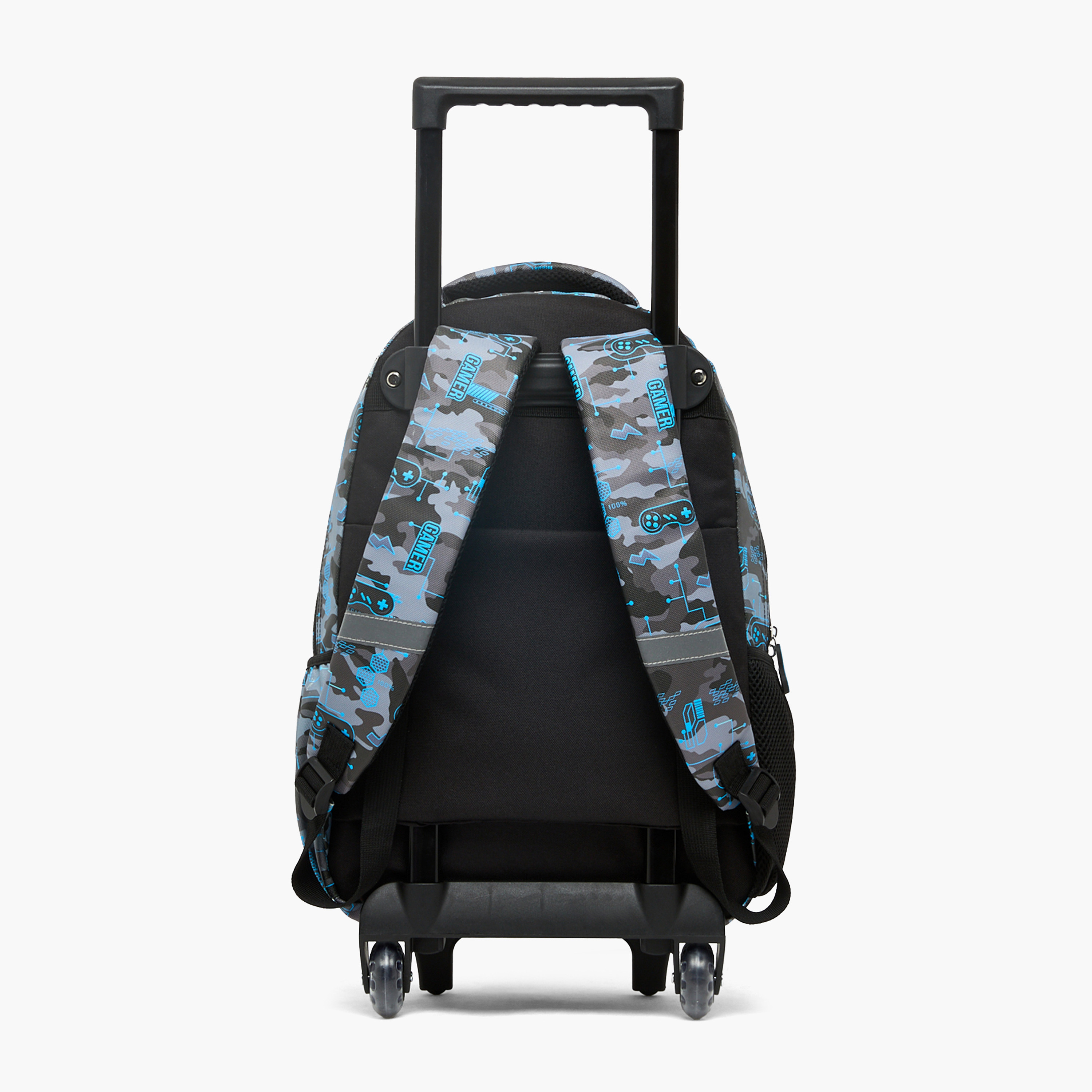 شنطة ترولي بطبعات نمر وعجلات متينة للأولاد من 5-8 سنوات من جونيورز - 16 بوصة-school-bagsandbackpacks-trolleybags-image-11