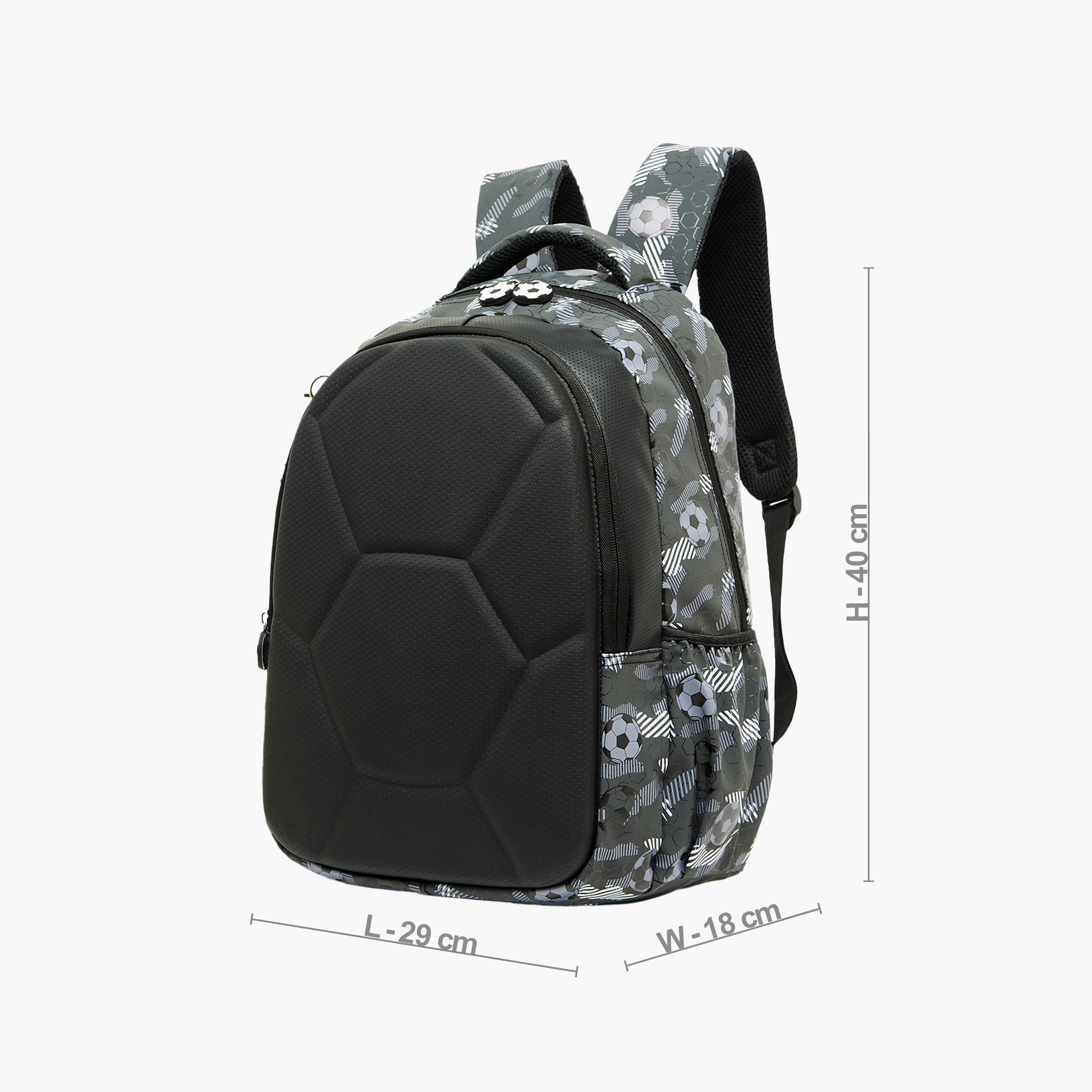 Juniors Football Print Backpack for Boys 5-8 Years with Padded Straps - 16 inches-school-bagsandbackpacks-backpacks-image-6
