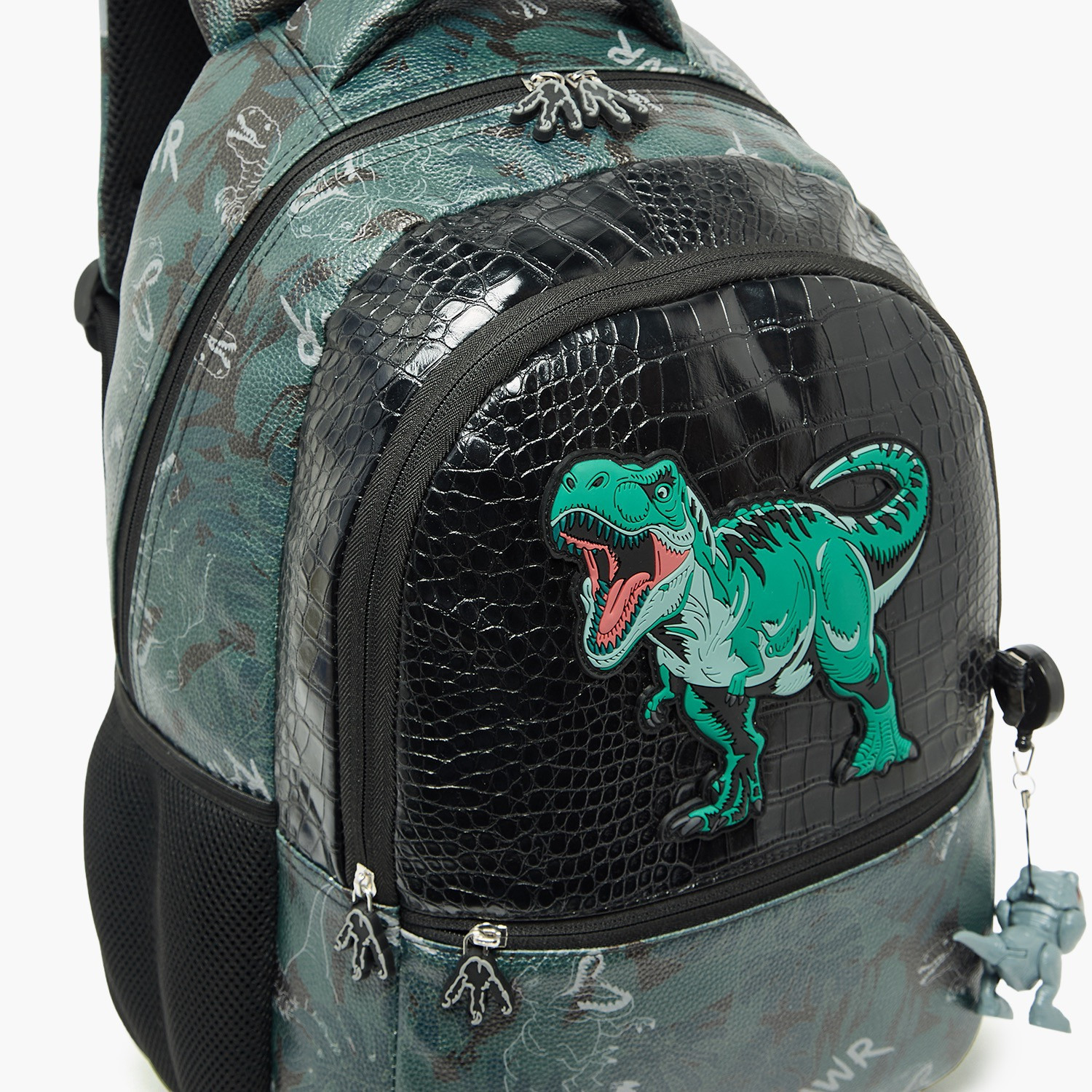 شنطة ظهر بطبعة ديناصور للأولاد من 5-8 سنوات مع أحزمة مبطنة - 16 بوصة من جونيورز-school-bagsandbackpacks-backpacks-image-7