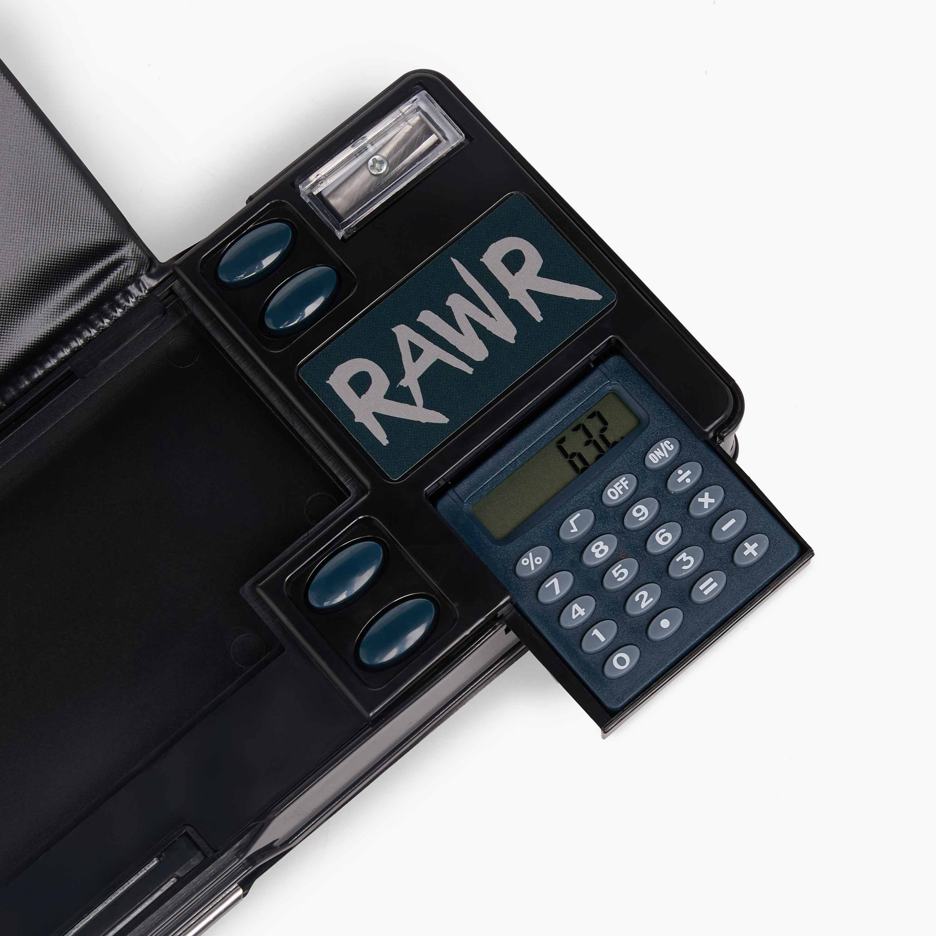 Juniors Dinosaur Print Pencil Case with Calculator-school-stationery-pencilcases-image-6