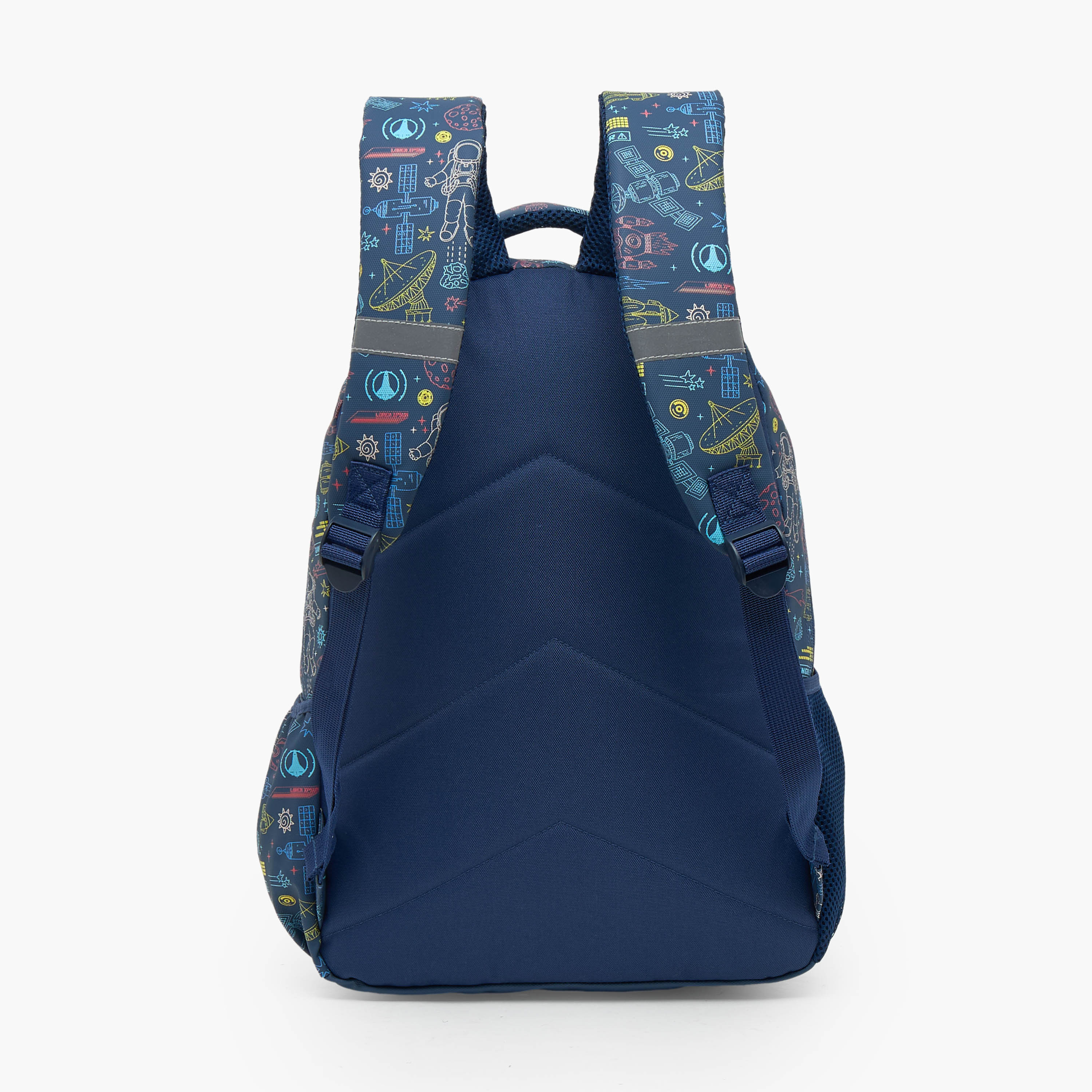 Juniors Astronaut Print Backpack for Boys 8-13 Years with Padded Straps - 17 inches-school-bagsandbackpacks-backpacks-image-11