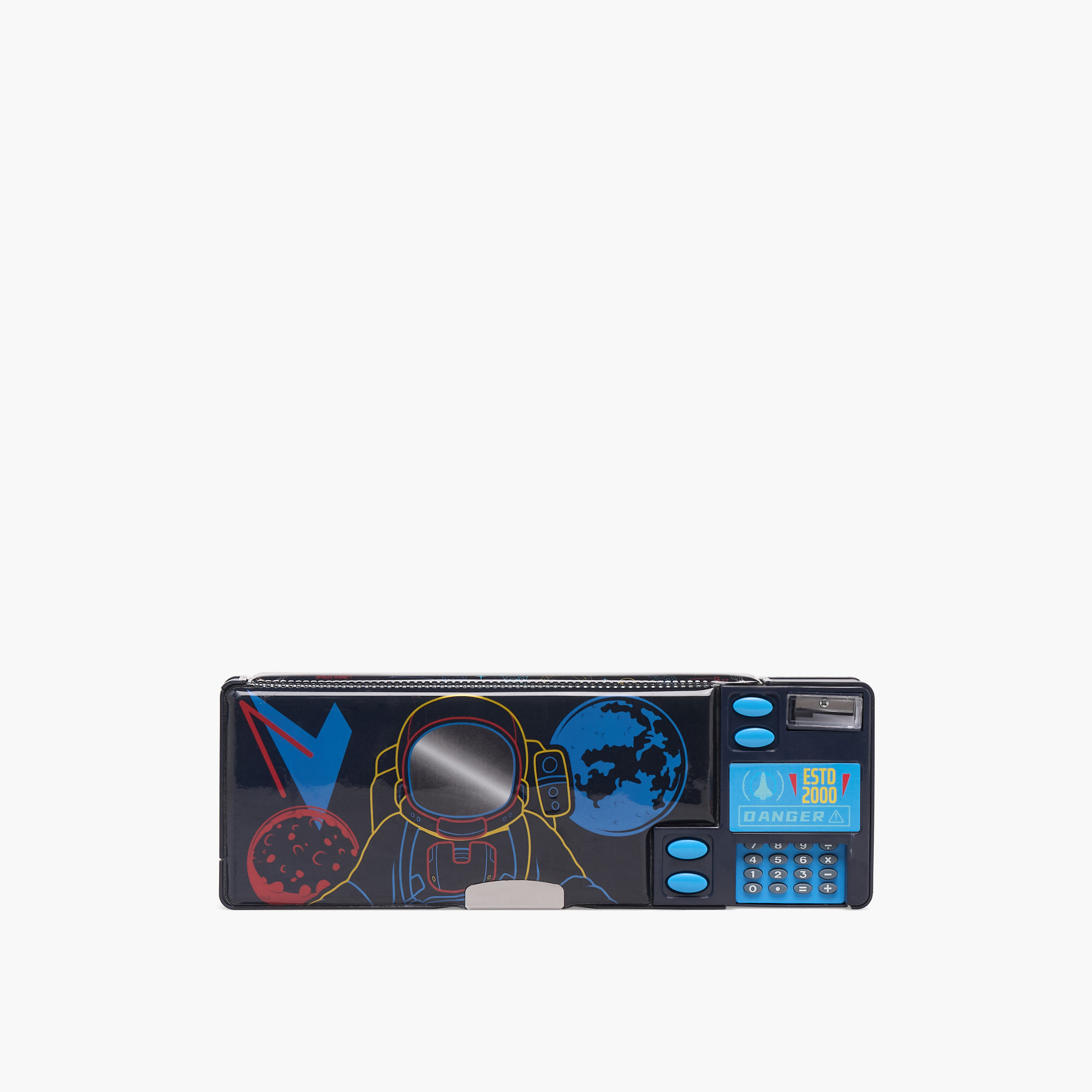 Juniors Astronaut Print Pencil Case with Magnetic Flap Closure-school-stationery-pencilcases-image-3