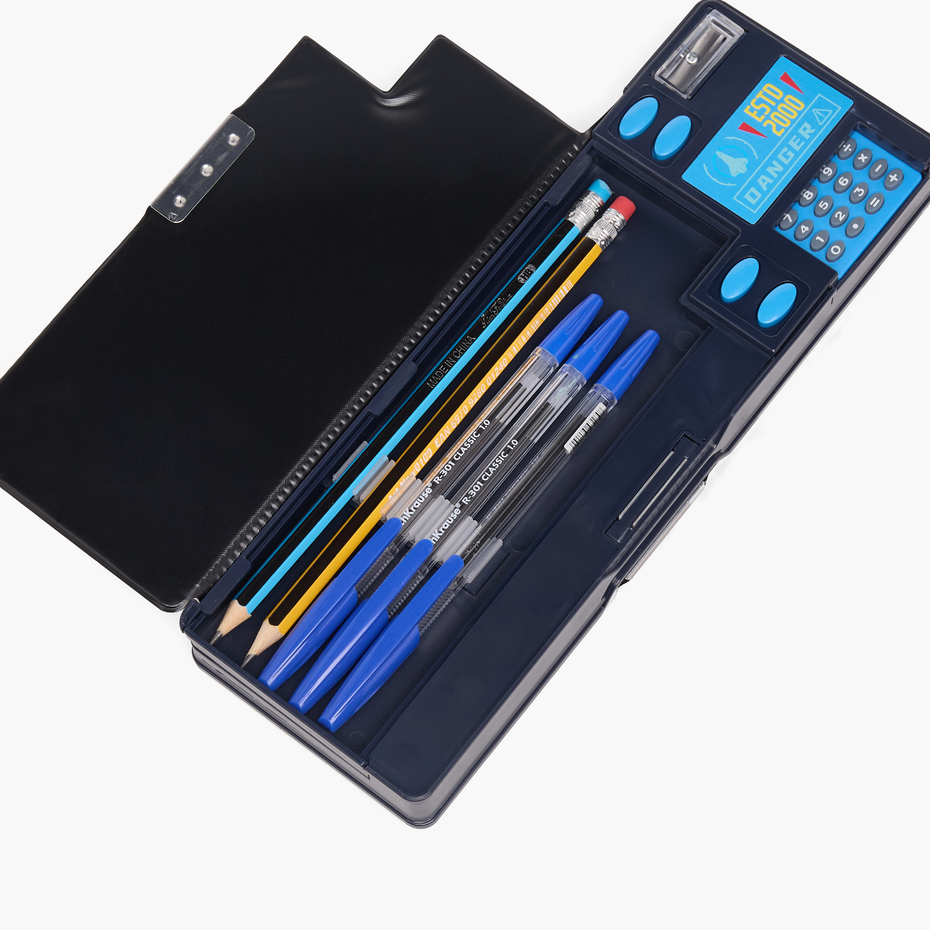 Juniors Astronaut Print Pencil Case with Magnetic Flap Closure-school-stationery-pencilcases-image-8