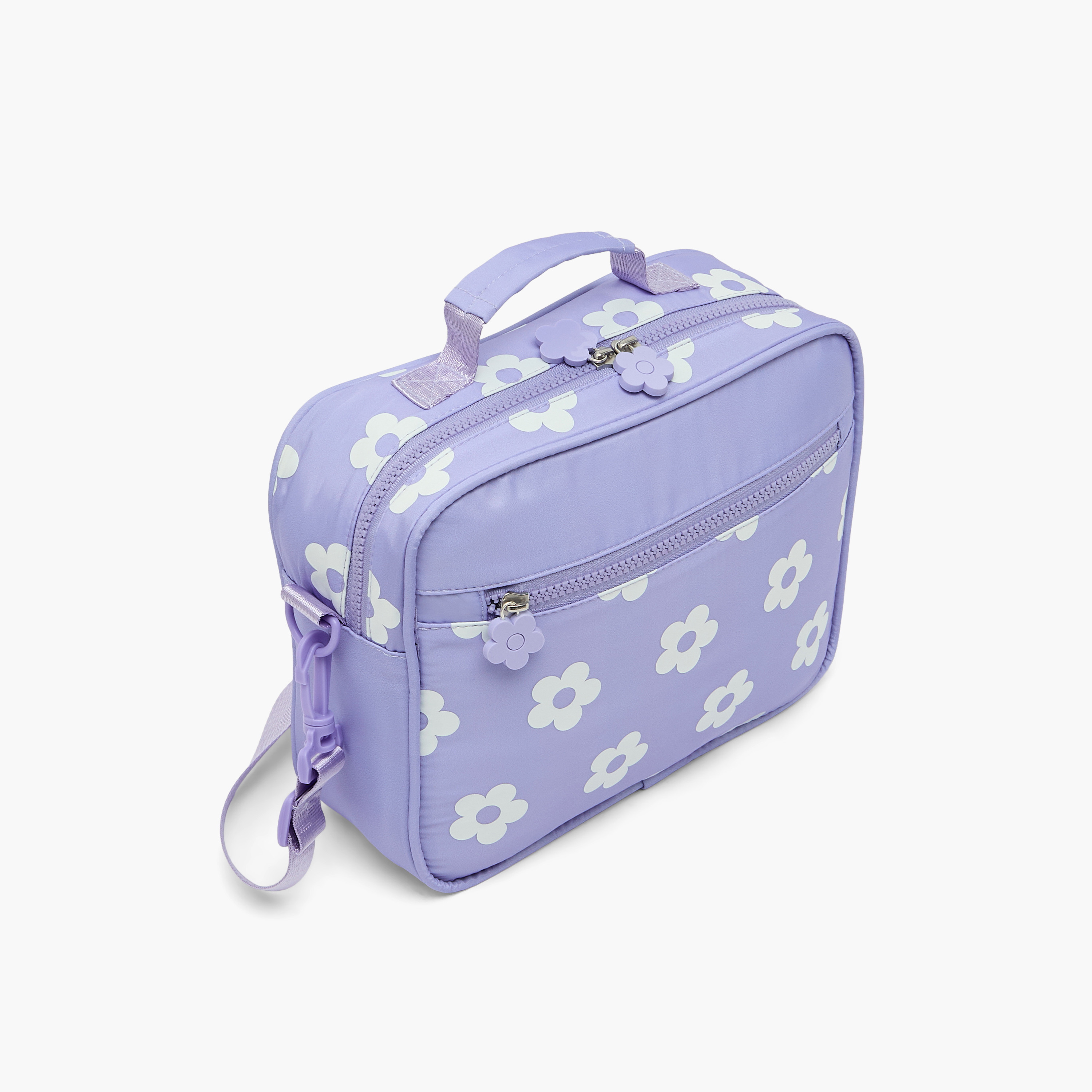 Juniors Floral Print Lunch Bag for Girls 8-12 Years with Insulation-school-lunchessentials-lunchbags-image-2