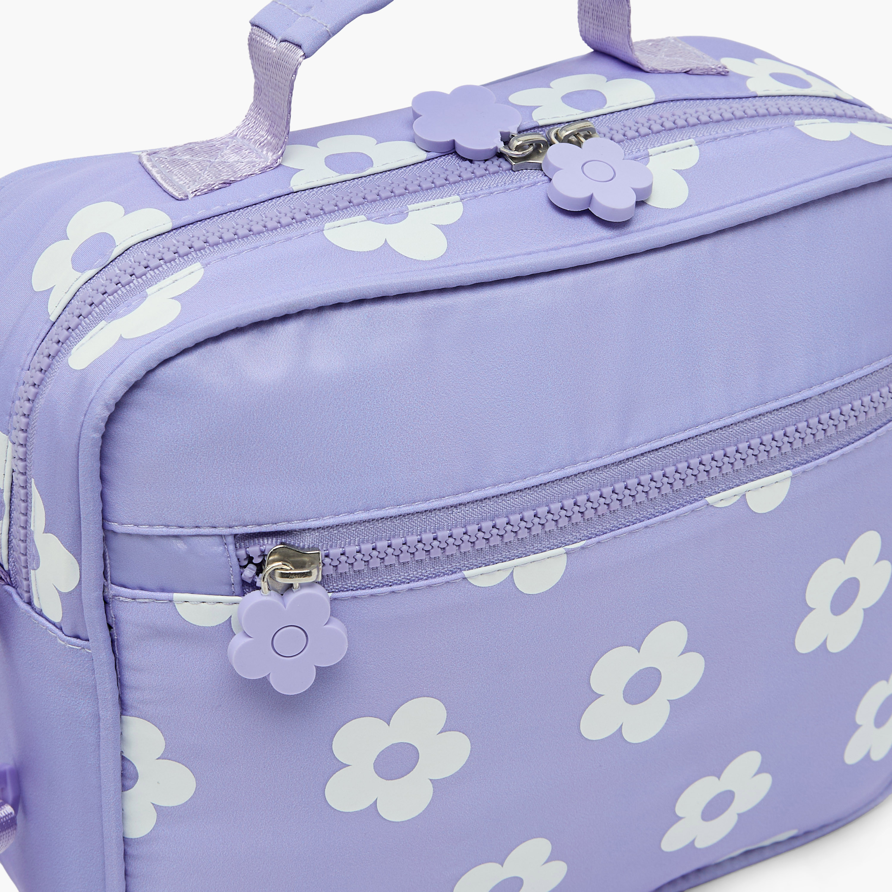 Juniors Floral Print Lunch Bag for Girls 8-12 Years with Insulation-school-lunchessentials-lunchbags-image-3