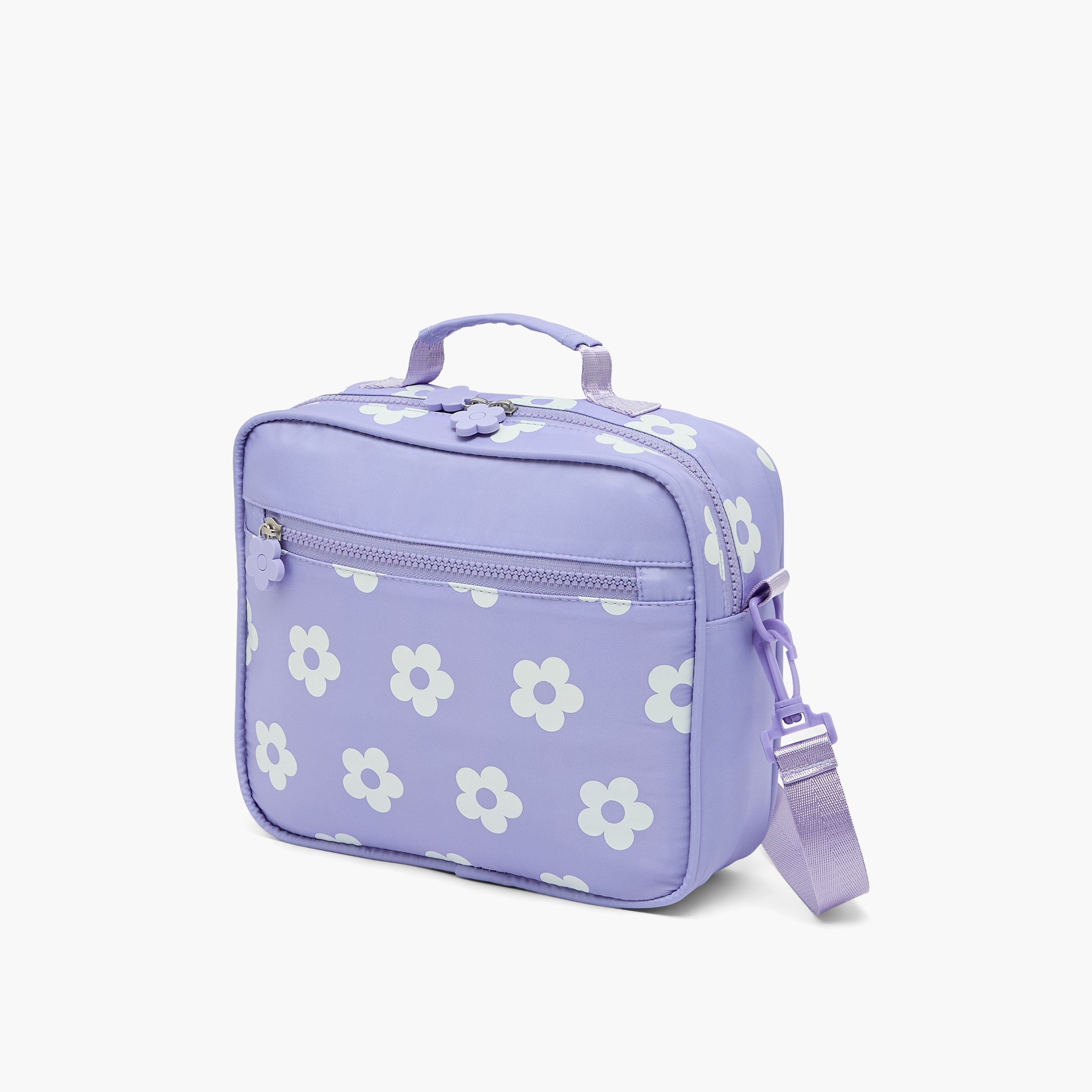 Juniors Floral Print Lunch Bag for Girls 8-12 Years with Insulation-school-lunchessentials-lunchbags-image-8
