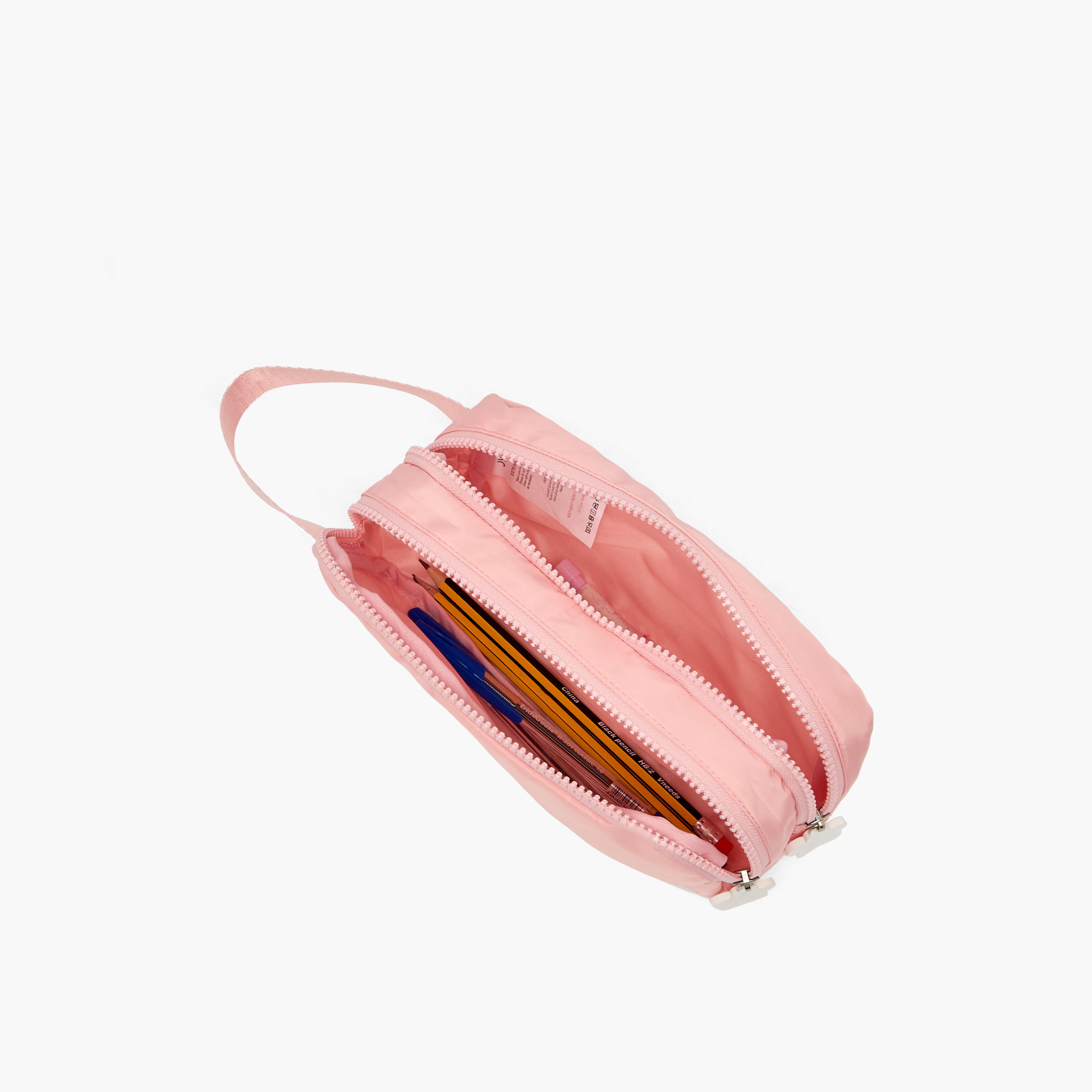 مقلمة بقسمين وطبعات زهرية من جونيوز-school-stationery-pencilcases-image-8