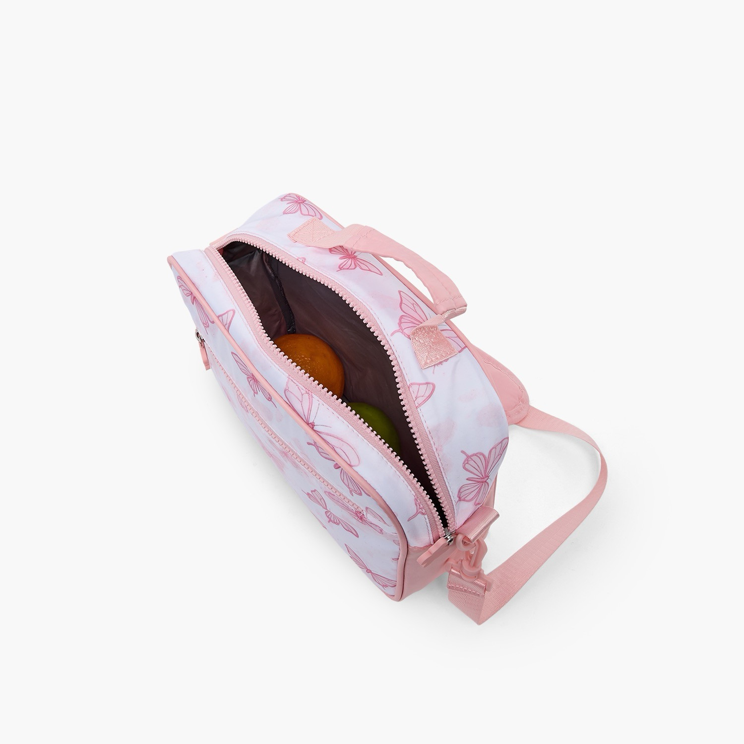 Juniors Butterfly Print Lunch Bag for Girls 8-12 Years with Detachable Strap-school-lunchessentials-lunchbags-image-6