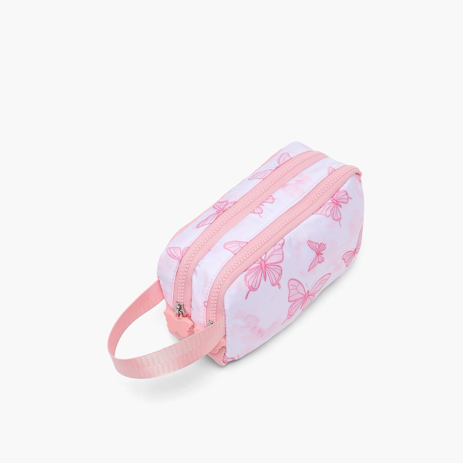 مقلمة بقسمين وطبعات فراشة من جونيورز-school-stationery-pencilcases-image-3