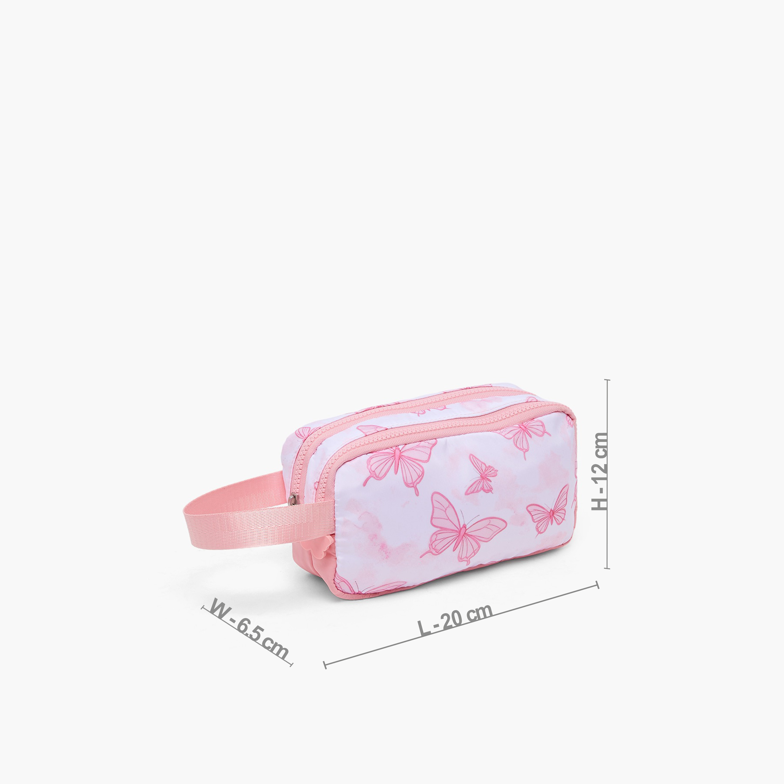 مقلمة بقسمين وطبعات فراشة من جونيورز-school-stationery-pencilcases-image-4