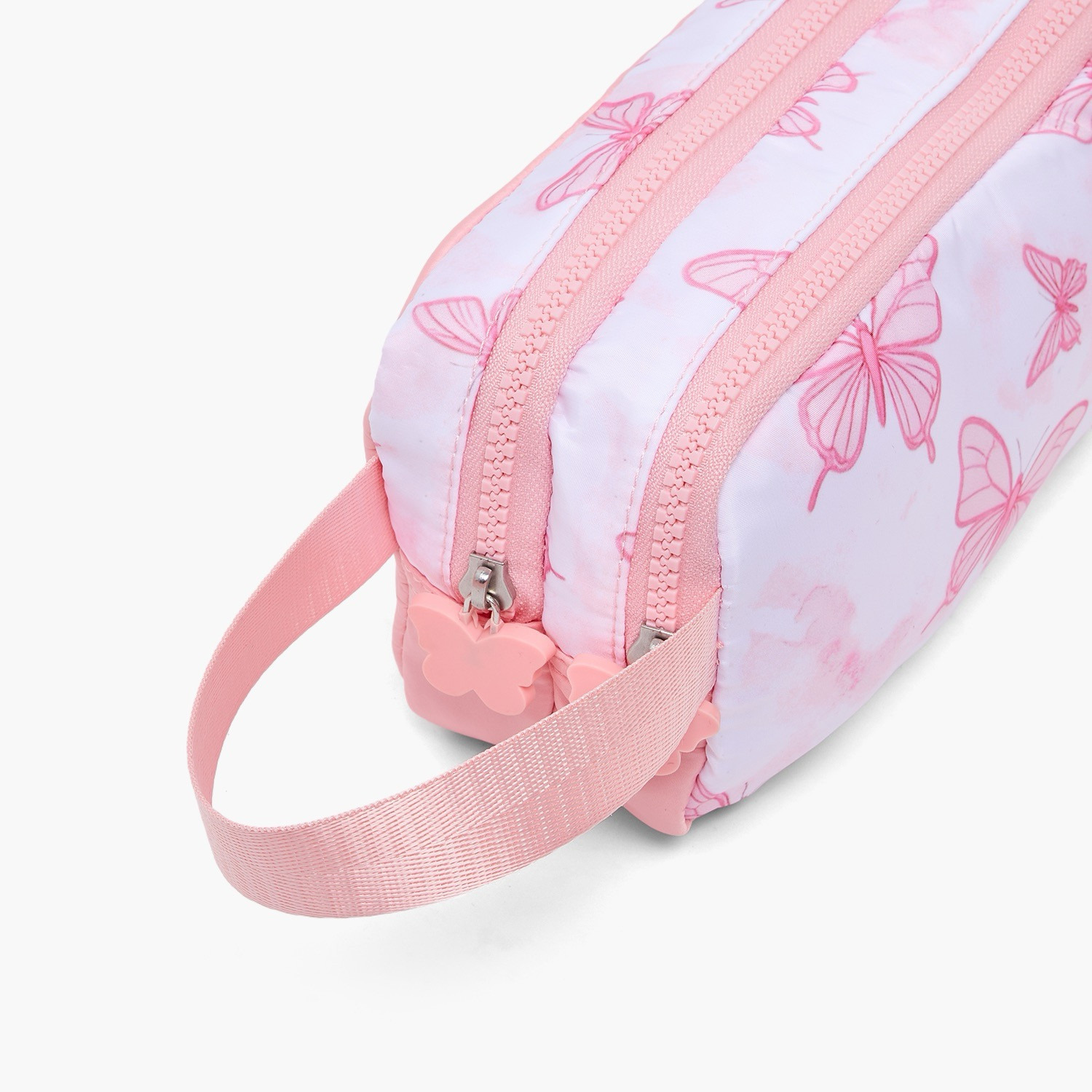 مقلمة بقسمين وطبعات فراشة من جونيورز-school-stationery-pencilcases-image-6