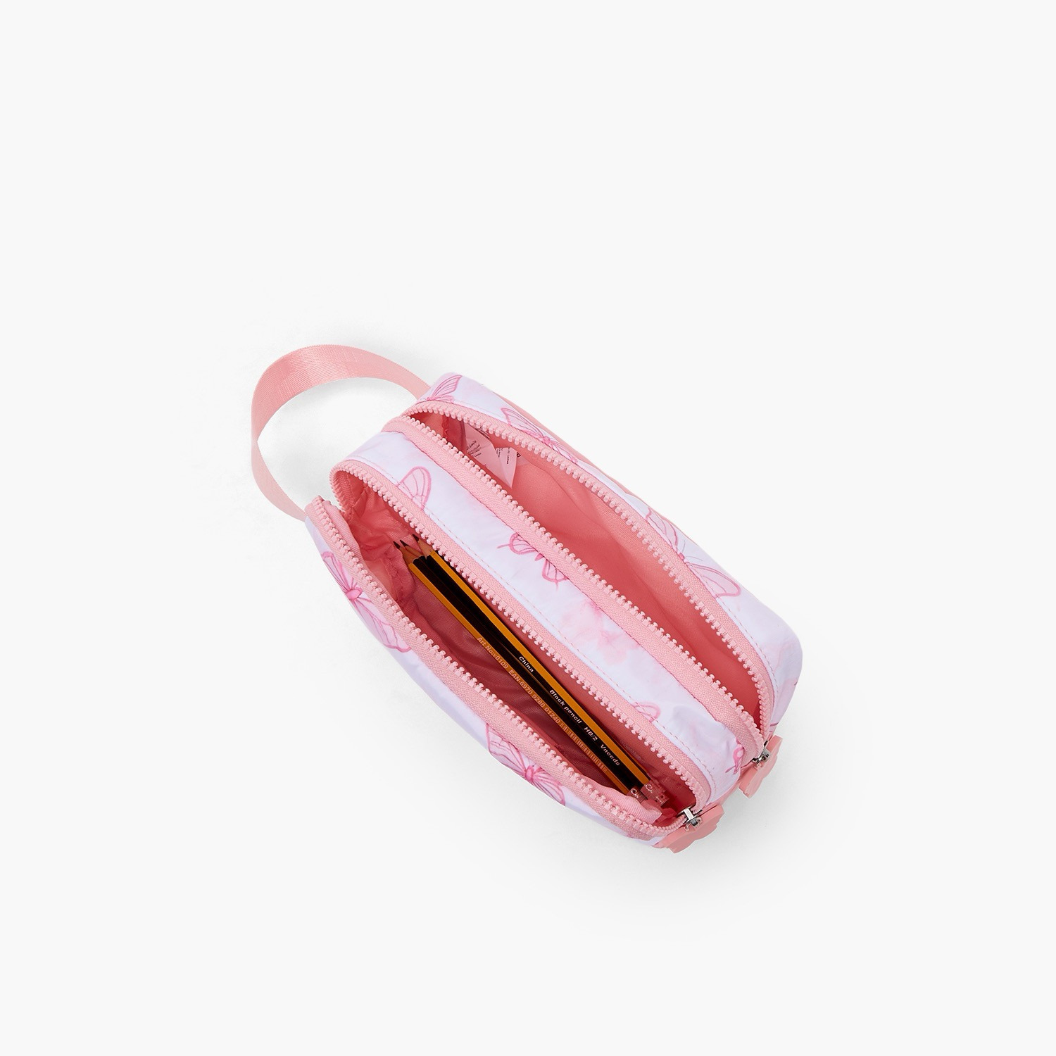مقلمة بقسمين وطبعات فراشة من جونيورز-school-stationery-pencilcases-image-8