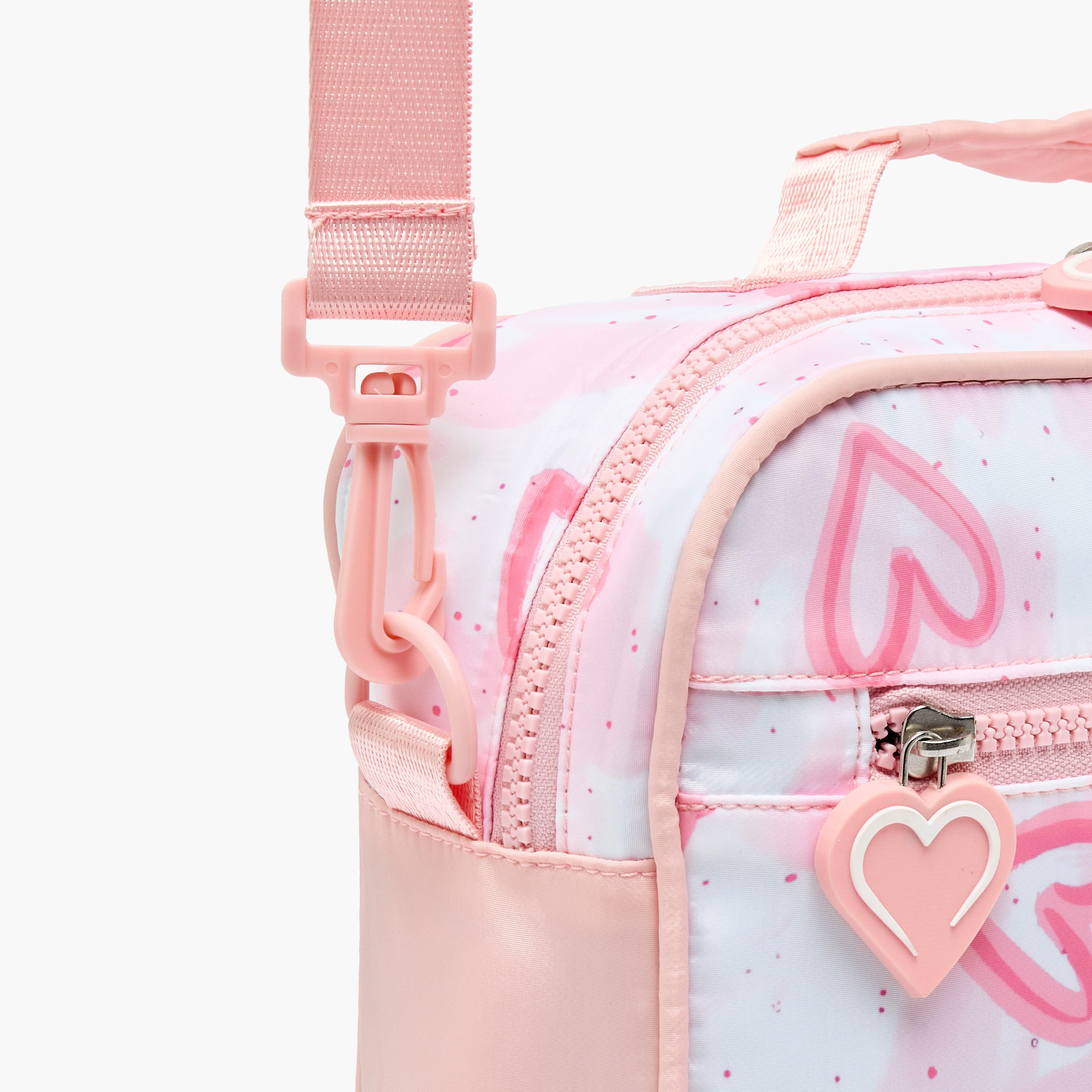 Juniors Heart Print Lunch Bag for Girls 8-13 Years with Insulation-school-lunchessentials-lunchbags-image-6