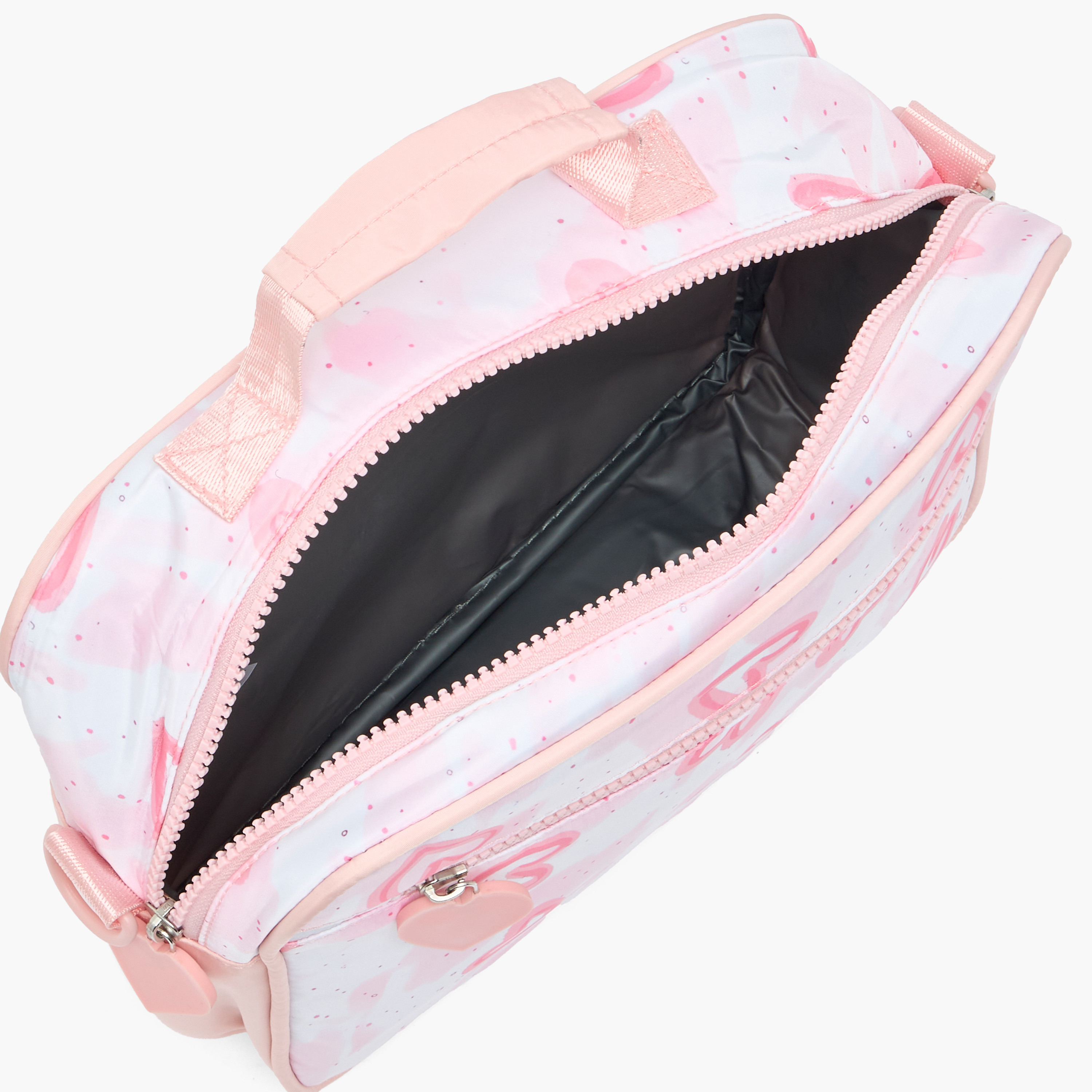 Juniors Heart Print Lunch Bag for Girls 8-13 Years with Insulation-school-lunchessentials-lunchbags-image-9