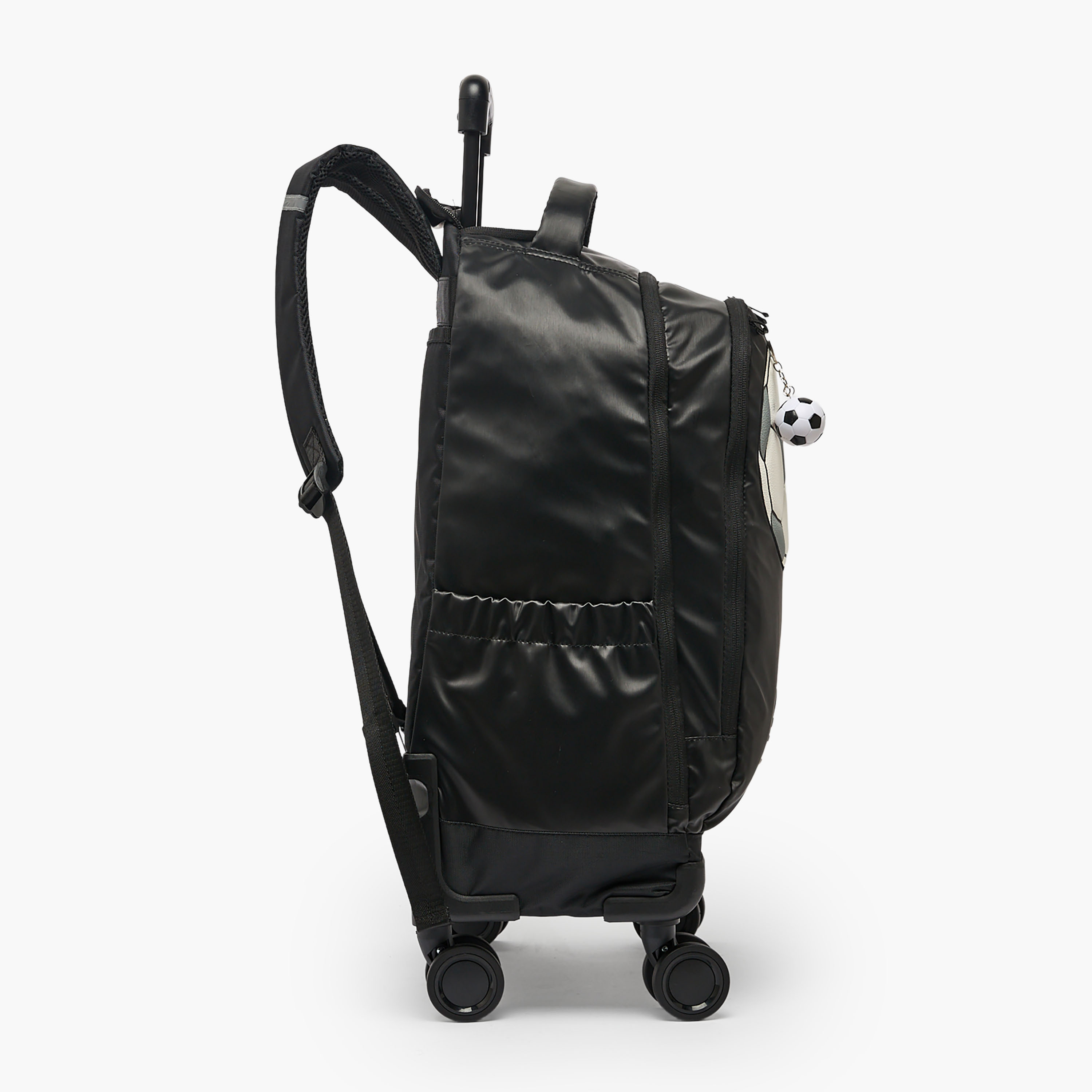 شنطة ترولي للأولاد 8-12 سنة بمقبض قابل للسحب وزينة كرة قدم من جونيورز - 18 بوصة-school-bagsandbackpacks-trolleybags-image-9