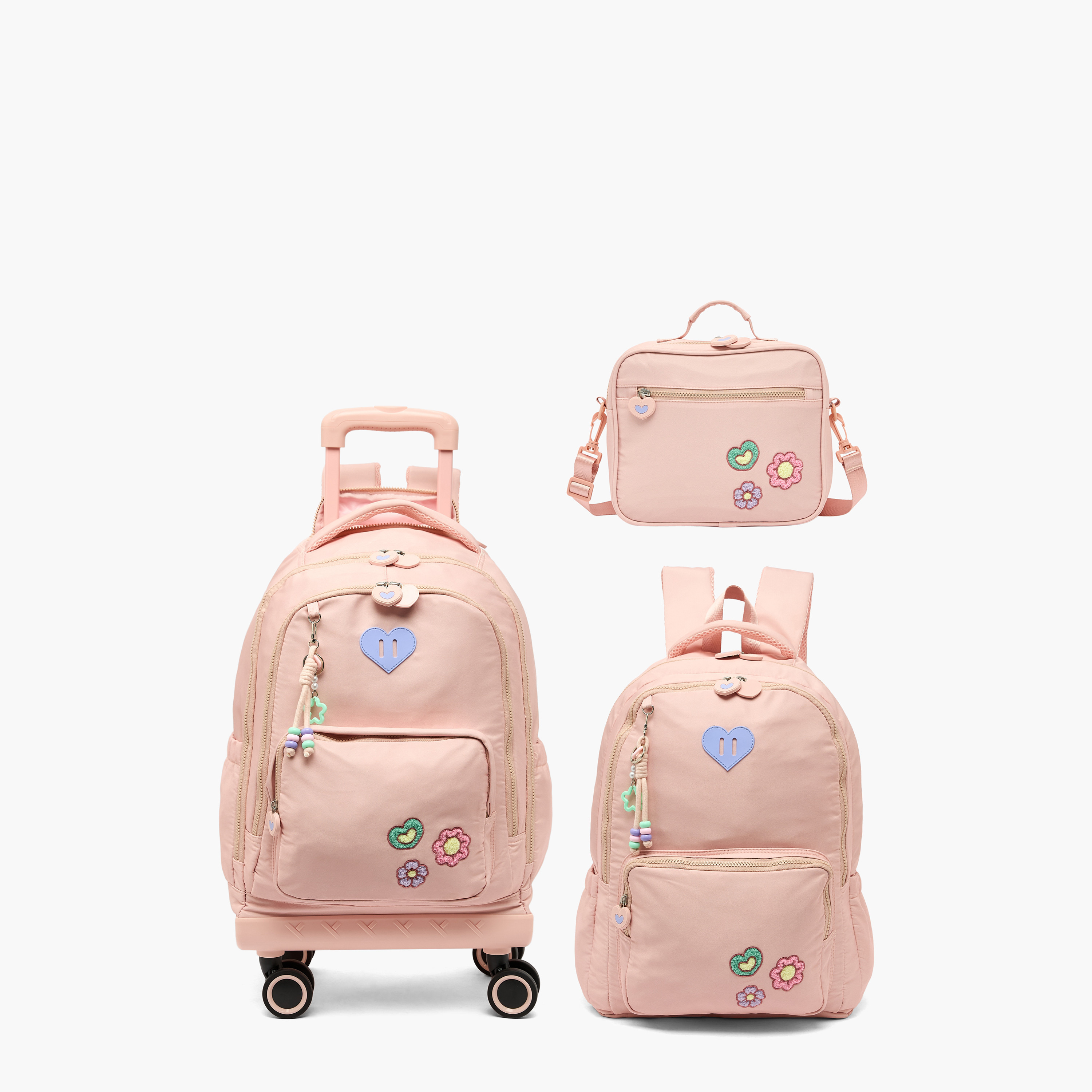 Juniors Assorted Applique Backpack for Girls 8-12 Years with Padded Shoulder Straps-school-bagsandbackpacks-backpacks-image-12