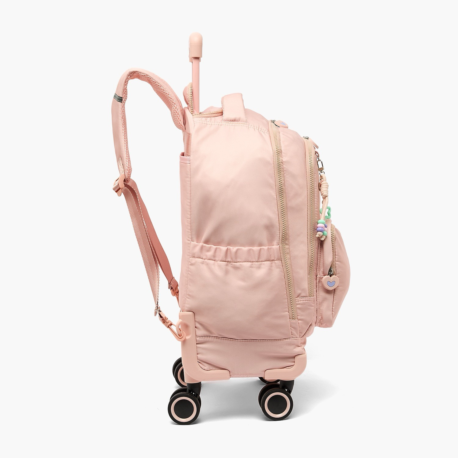 شنطة ترولي بتطريز أزهار ومقبض قابل للسحب للبنات من 8 - 12 سنة من جونيورز - 18 بوصة-school-bagsandbackpacks-trolleybags-image-10