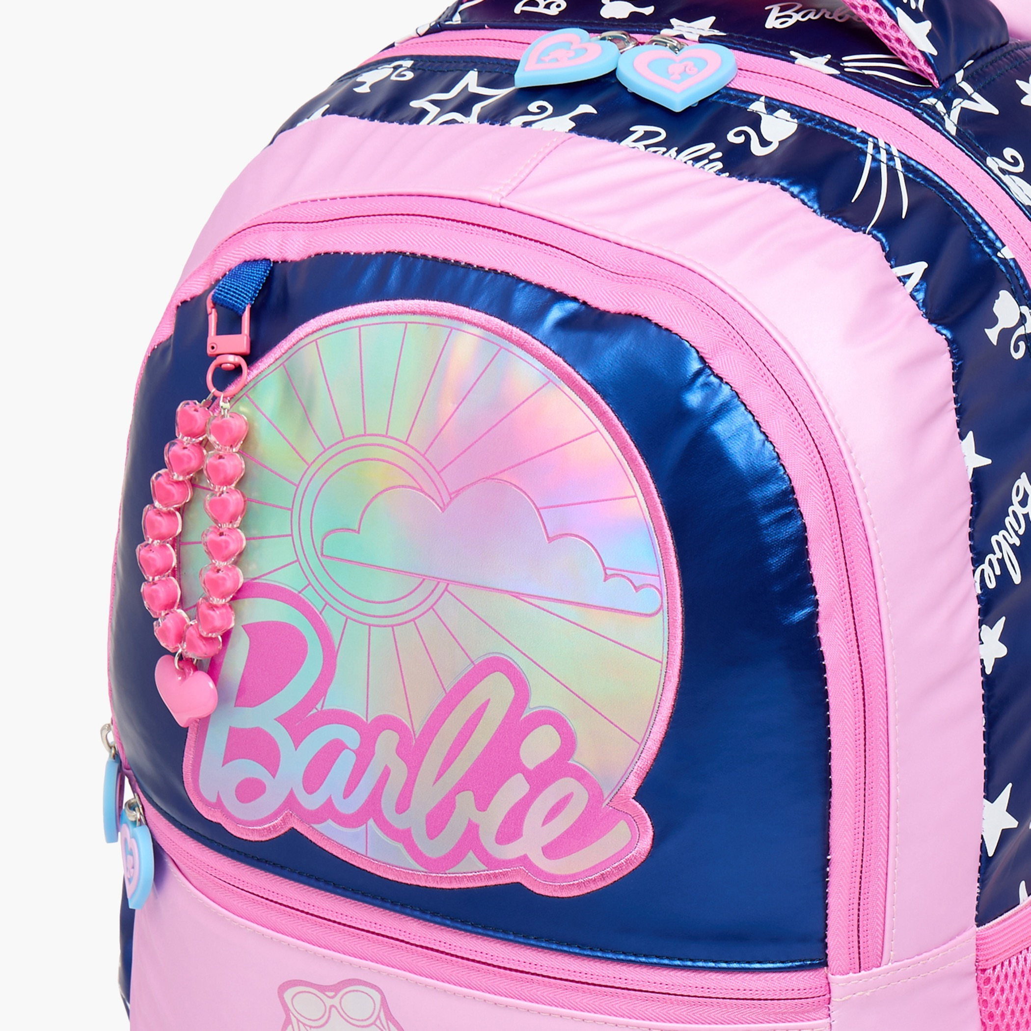 Barbie Print Backpack for Girls 5-8 Years with Padded Straps - 16 inches-school-bagsandbackpacks-backpacks-image-5