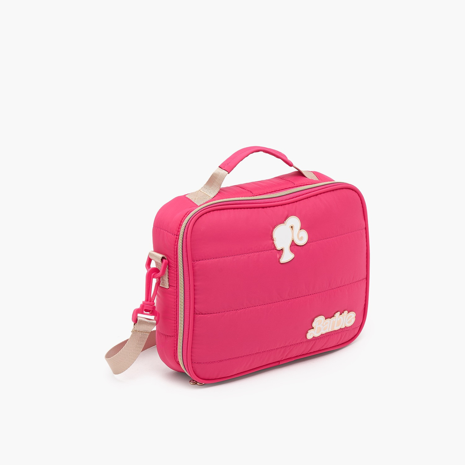 Barbie Textured Lunch Bag for Girls 8-12 Years with Zip Closure-school-lunchessentials-lunchbags-image-2