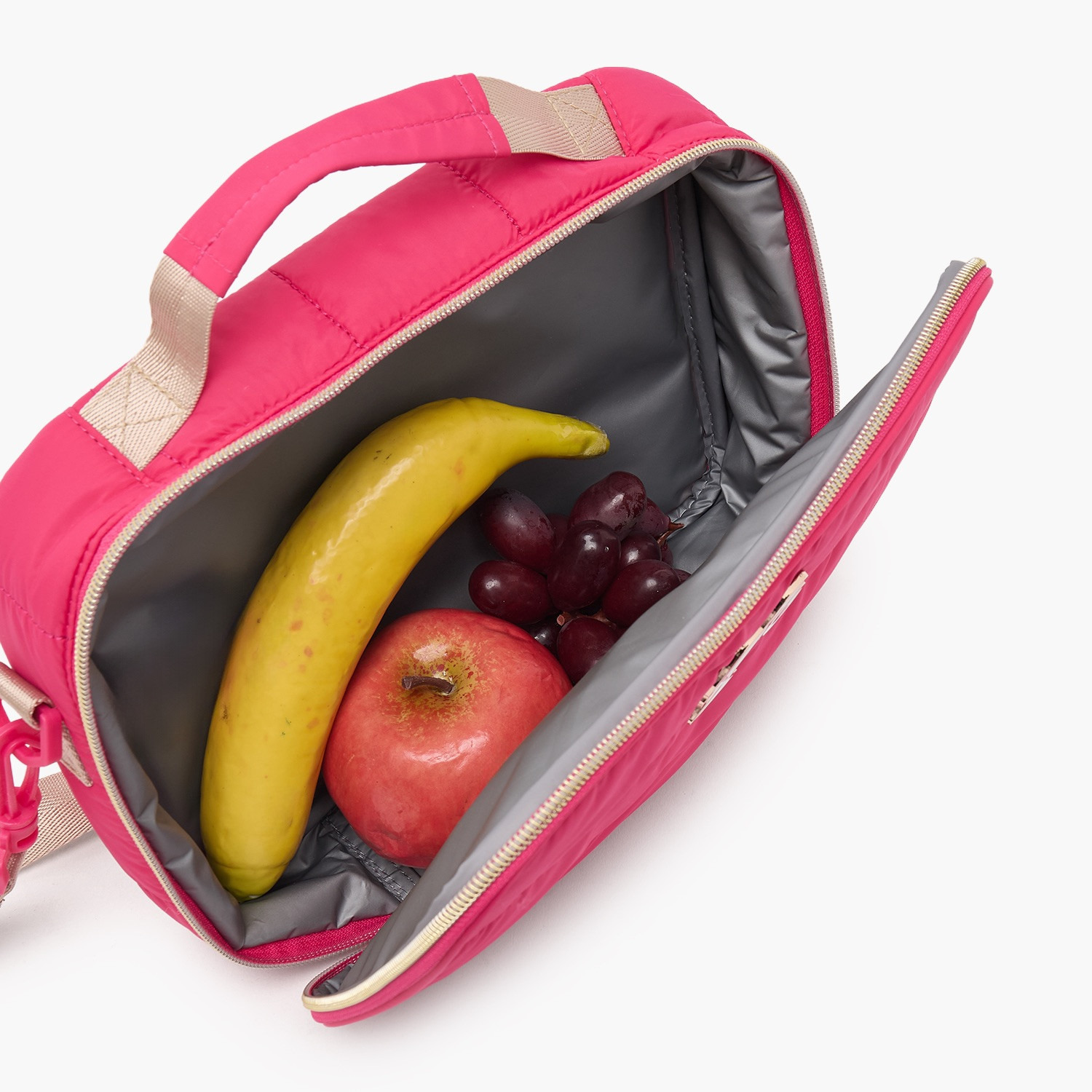 Barbie Textured Lunch Bag for Girls 8-12 Years with Zip Closure-school-lunchessentials-lunchbags-image-4