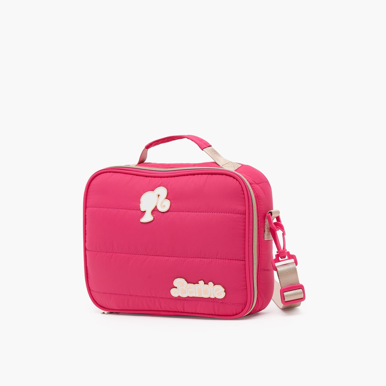 Barbie Textured Lunch Bag for Girls 8-12 Years with Zip Closure-school-lunchessentials-lunchbags-image-8