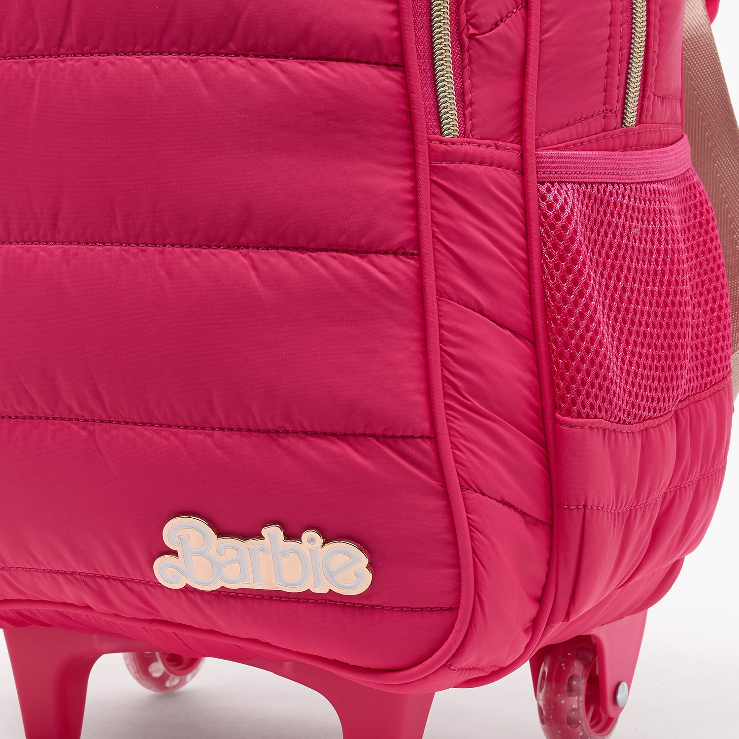 شنطة ترولي للبنات 8-12 سنوات بمقبض قابل للسحب من باربي - 18 بوصة-school-bagsandbackpacks-trolleybags-image-4