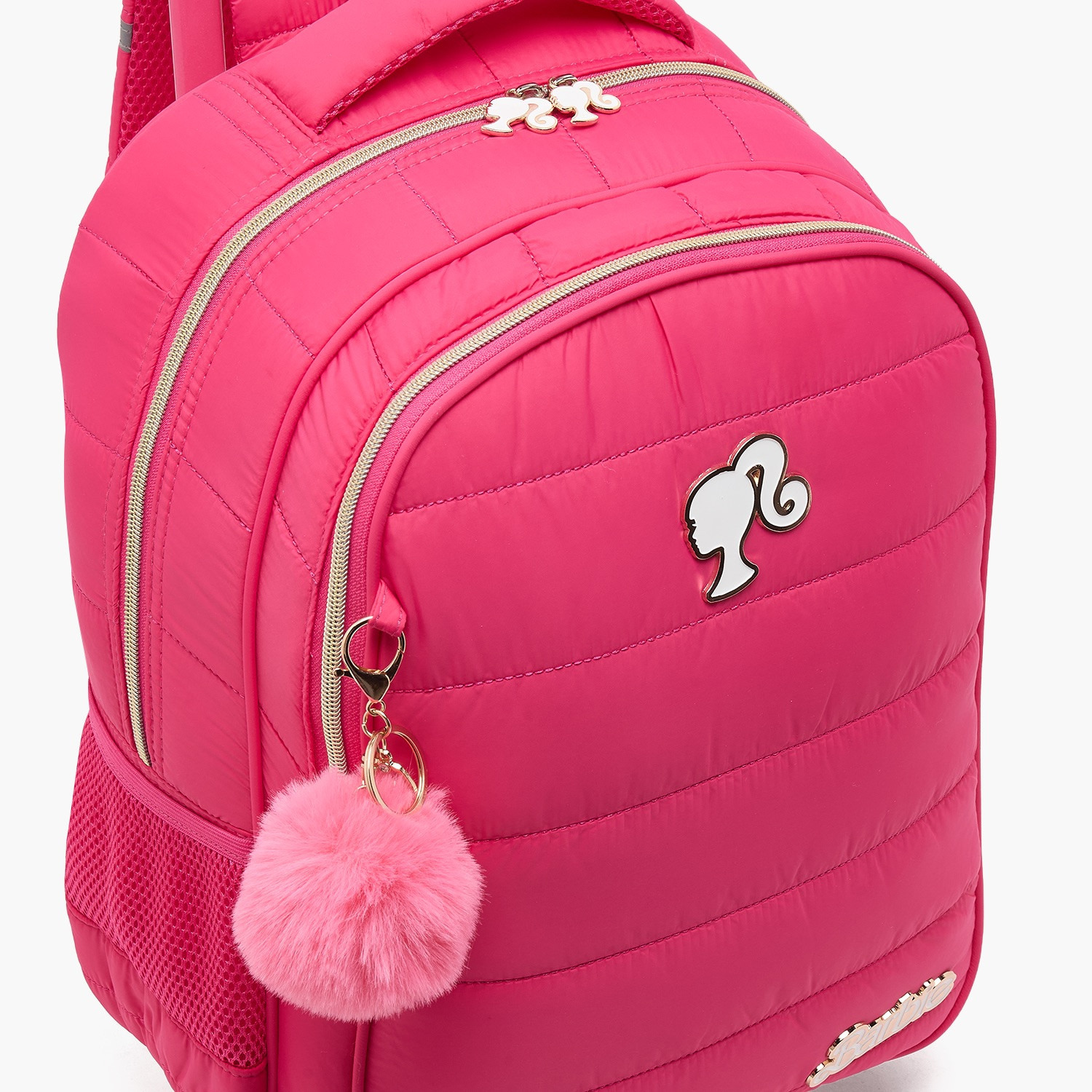 شنطة ترولي للبنات 8-12 سنوات بمقبض قابل للسحب من باربي - 18 بوصة-school-bagsandbackpacks-trolleybags-image-6