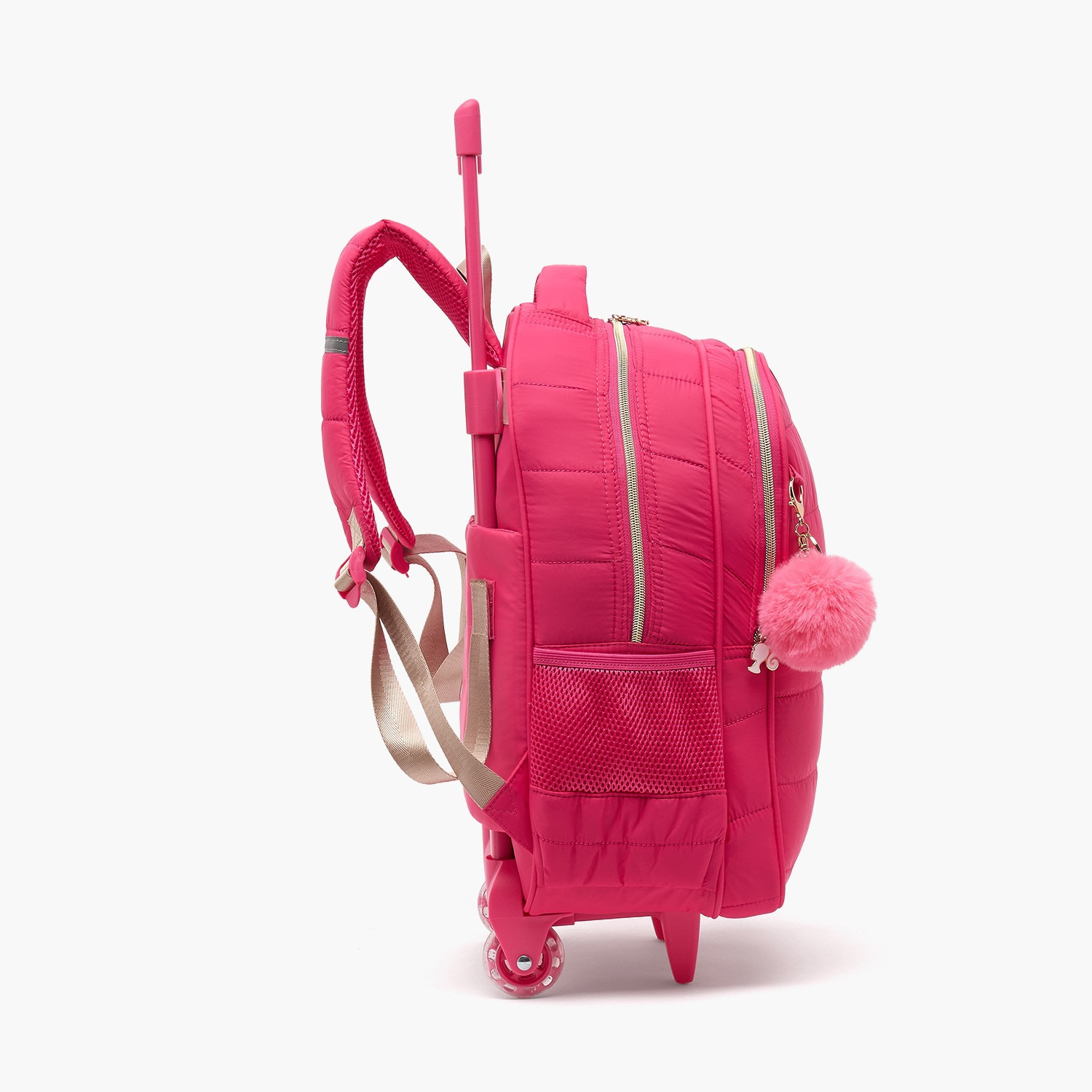 شنطة ترولي للبنات 8-12 سنوات بمقبض قابل للسحب من باربي - 18 بوصة-school-bagsandbackpacks-trolleybags-image-8