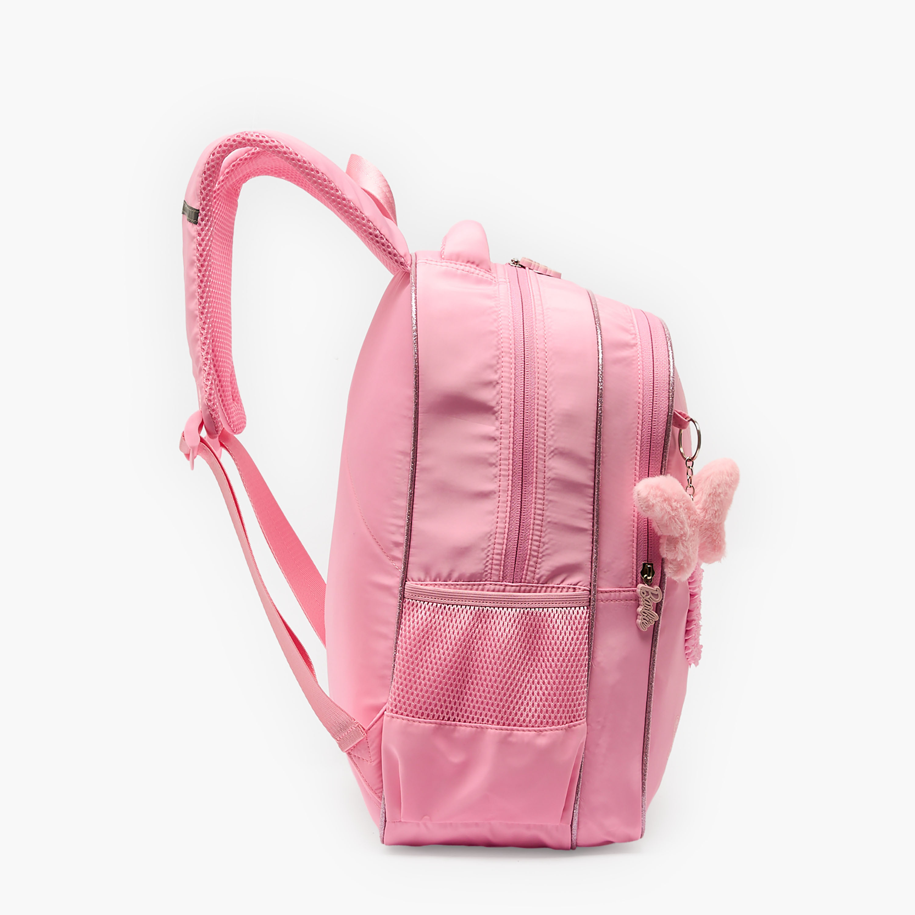شنطة ظهر بزخارف فراشات للبنات بعمر 5-8 سنوات من باربي - 16 بوصة-school-bagsandbackpacks-backpacks-image-3