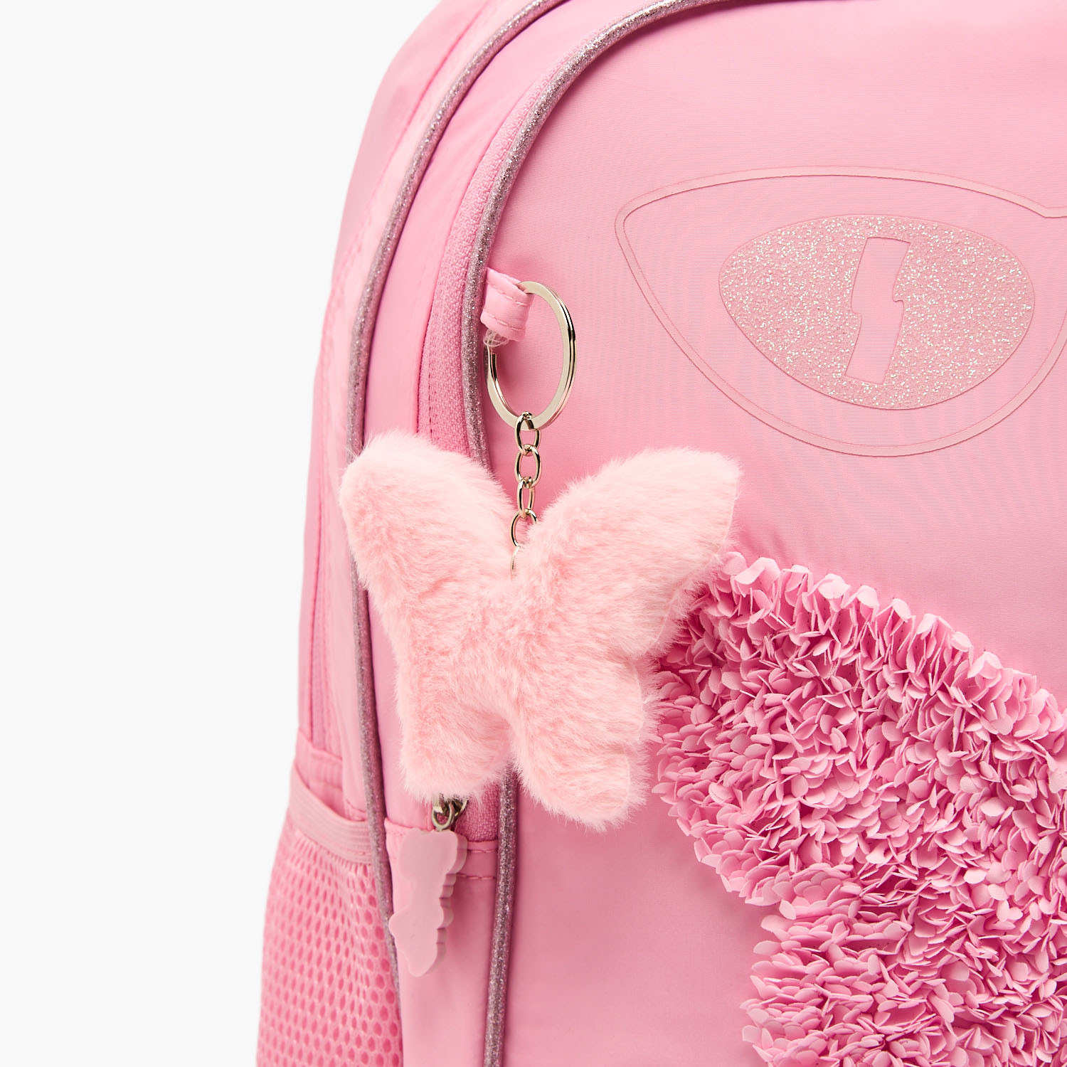 Barbie Print Trolley Bag for Girls 5-8 Years Retractable Handle - 16 inches-school-bagsandbackpacks-trolleybags-image-4