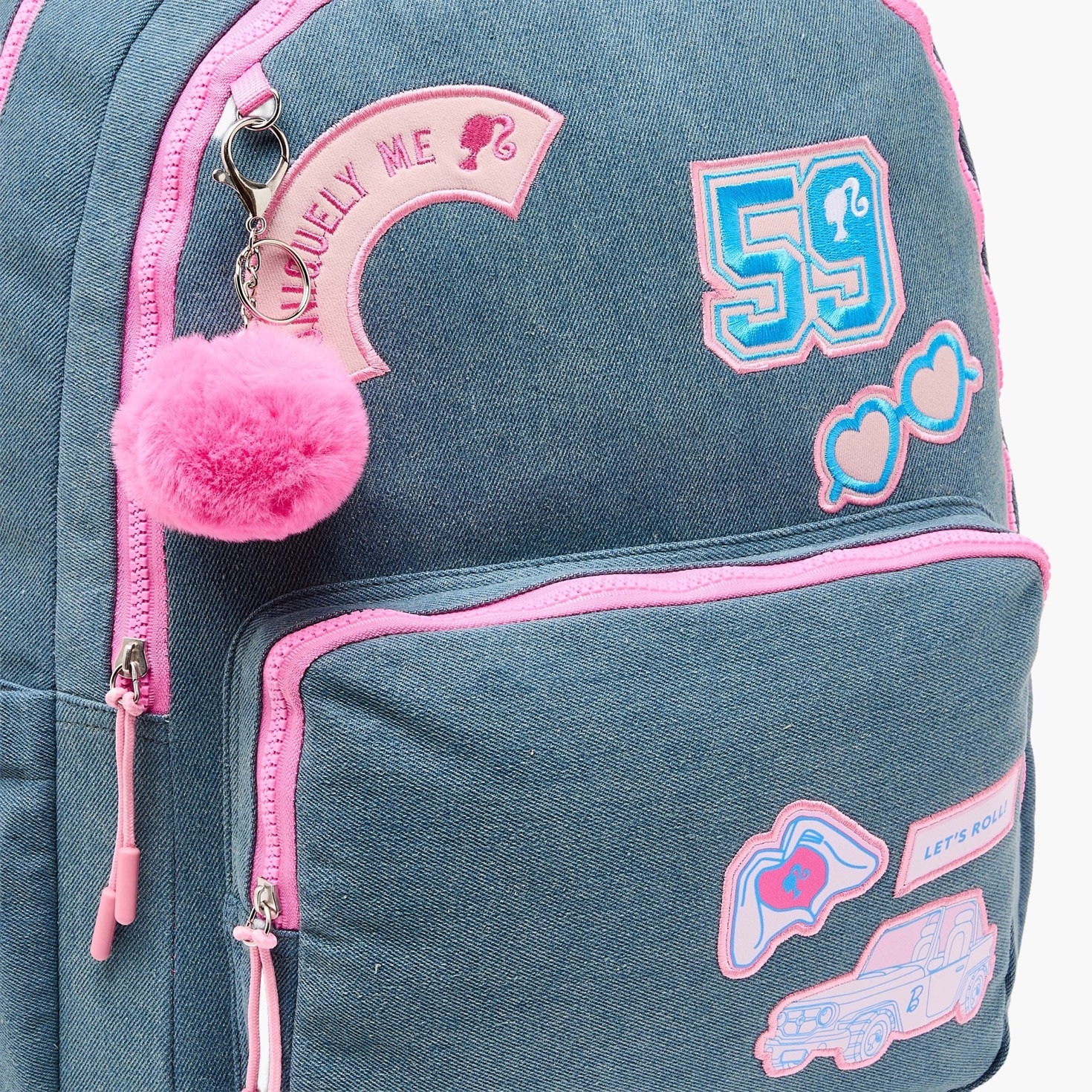 Barbie Print Backpack for Girls 8-12 Years with Padded Shoulder Straps - 17 inches-school-bagsandbackpacks-backpacks-image-5