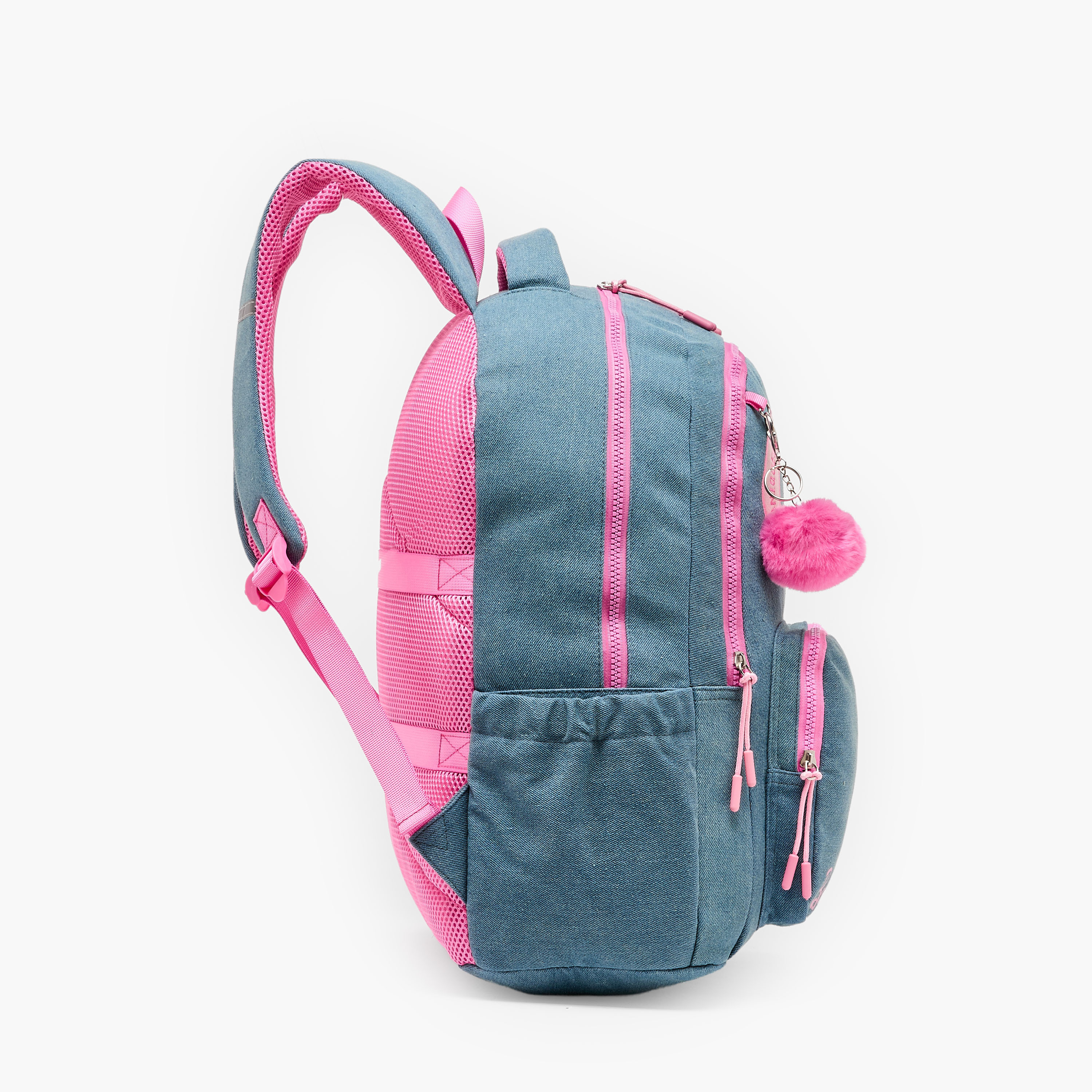 Barbie Print Backpack for Girls 8-12 Years with Padded Shoulder Straps - 17 inches-school-bagsandbackpacks-backpacks-image-9