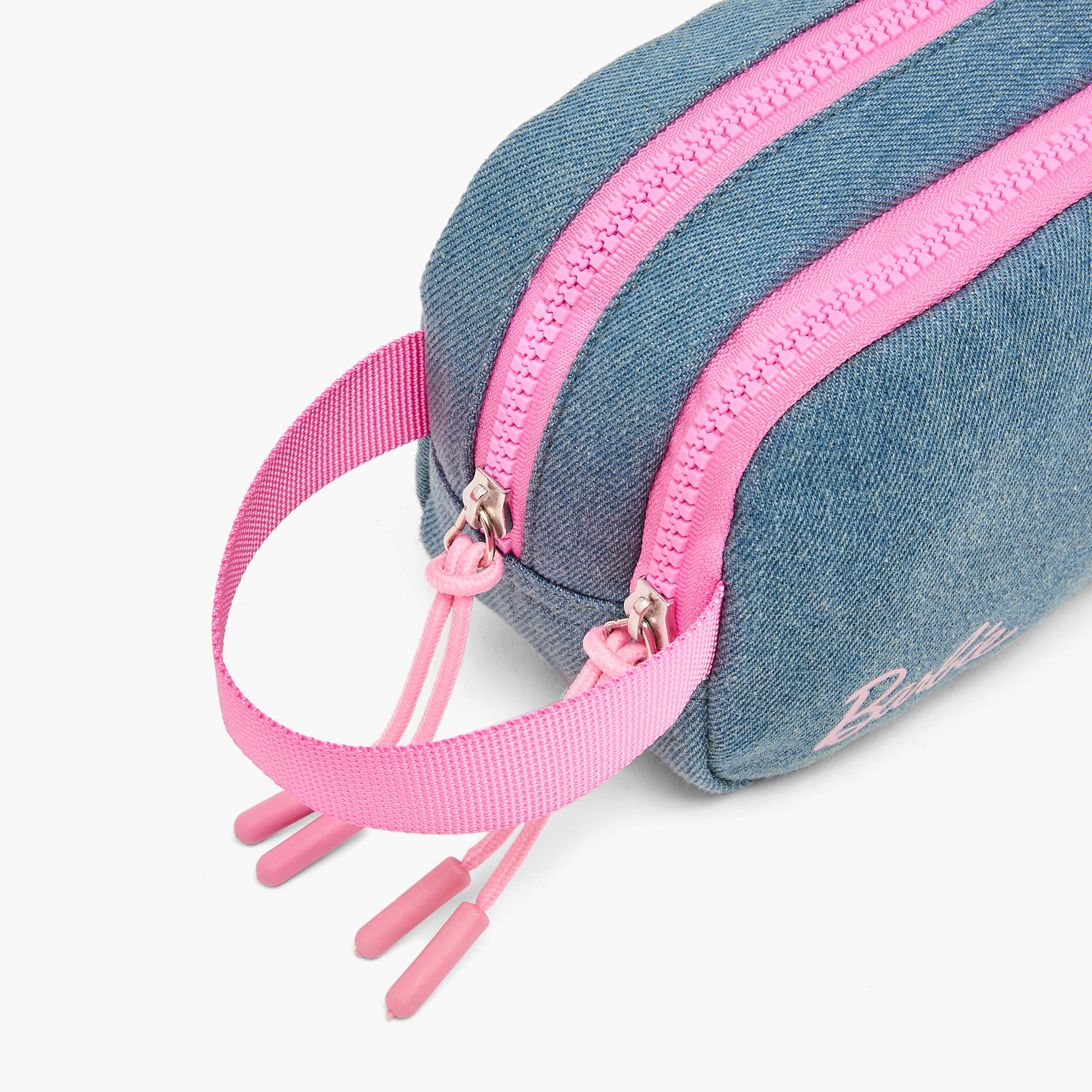 مقلمة باربي بقسمين-school-stationery-pencilcases-image-3