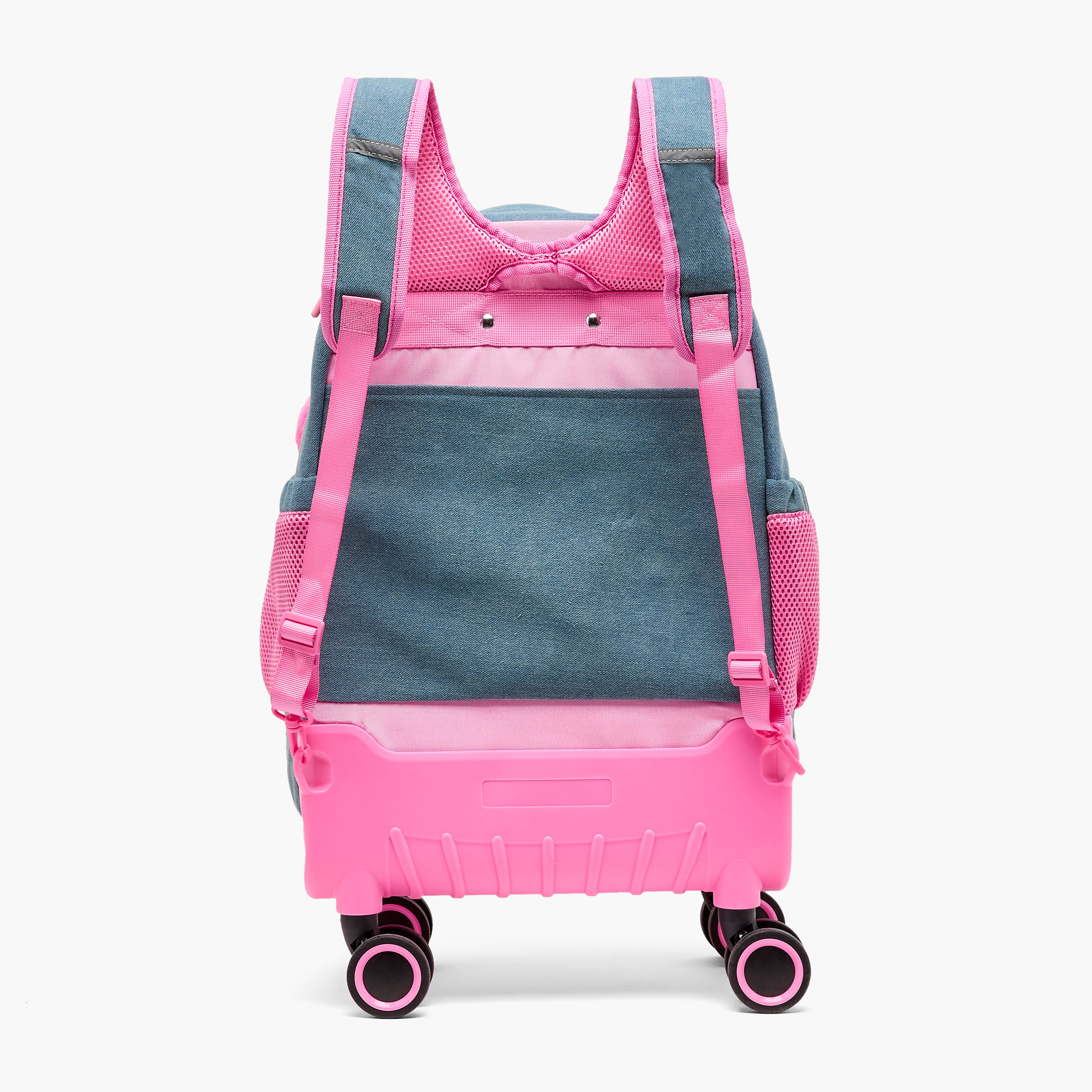 Barbie Print Trolley Bag for Girls 8-12 Years Retractable Handle - 18 inches-school-bagsandbackpacks-trolleybags-image-10