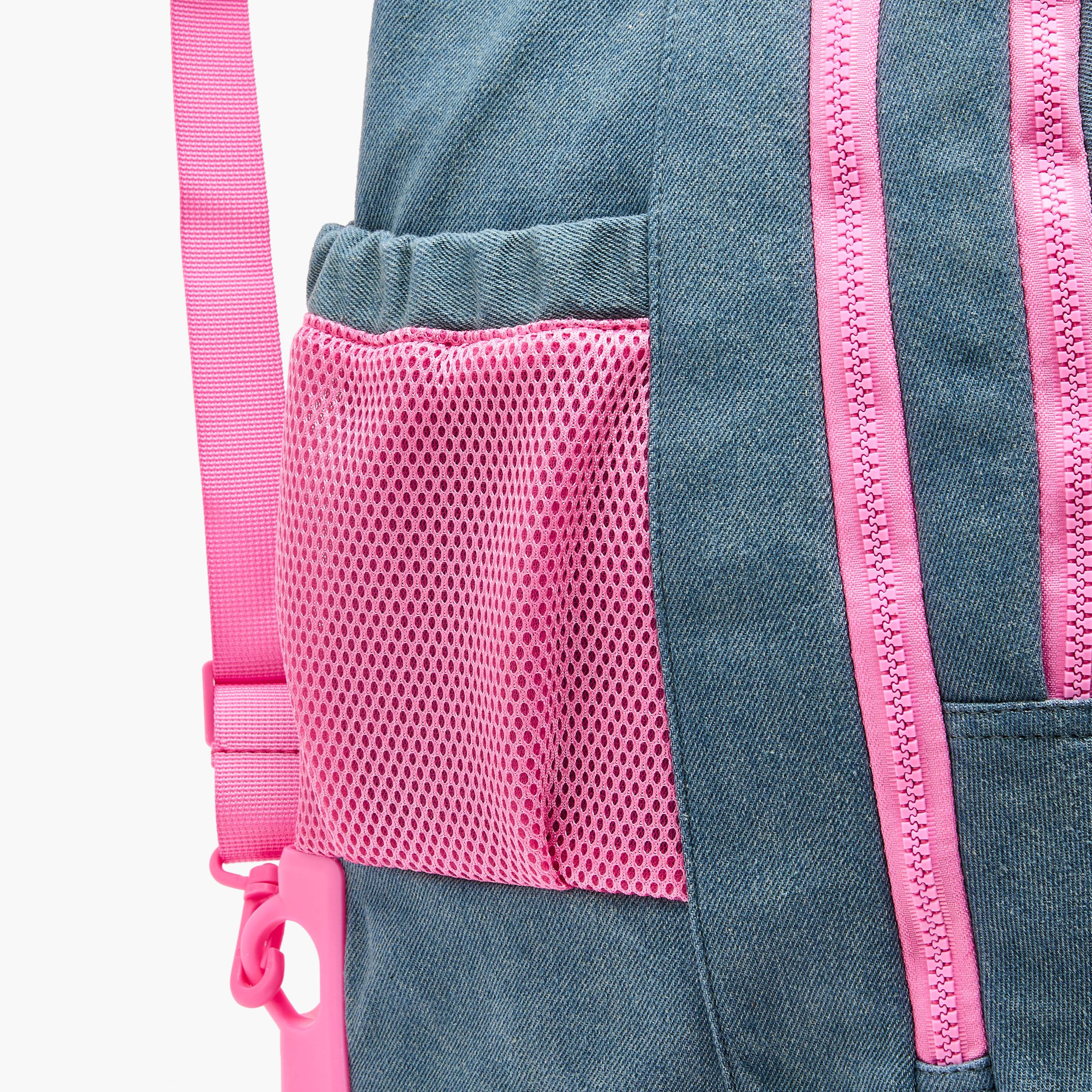Barbie Print Trolley Bag for Girls 8-12 Years Retractable Handle - 18 inches-school-bagsandbackpacks-trolleybags-image-5