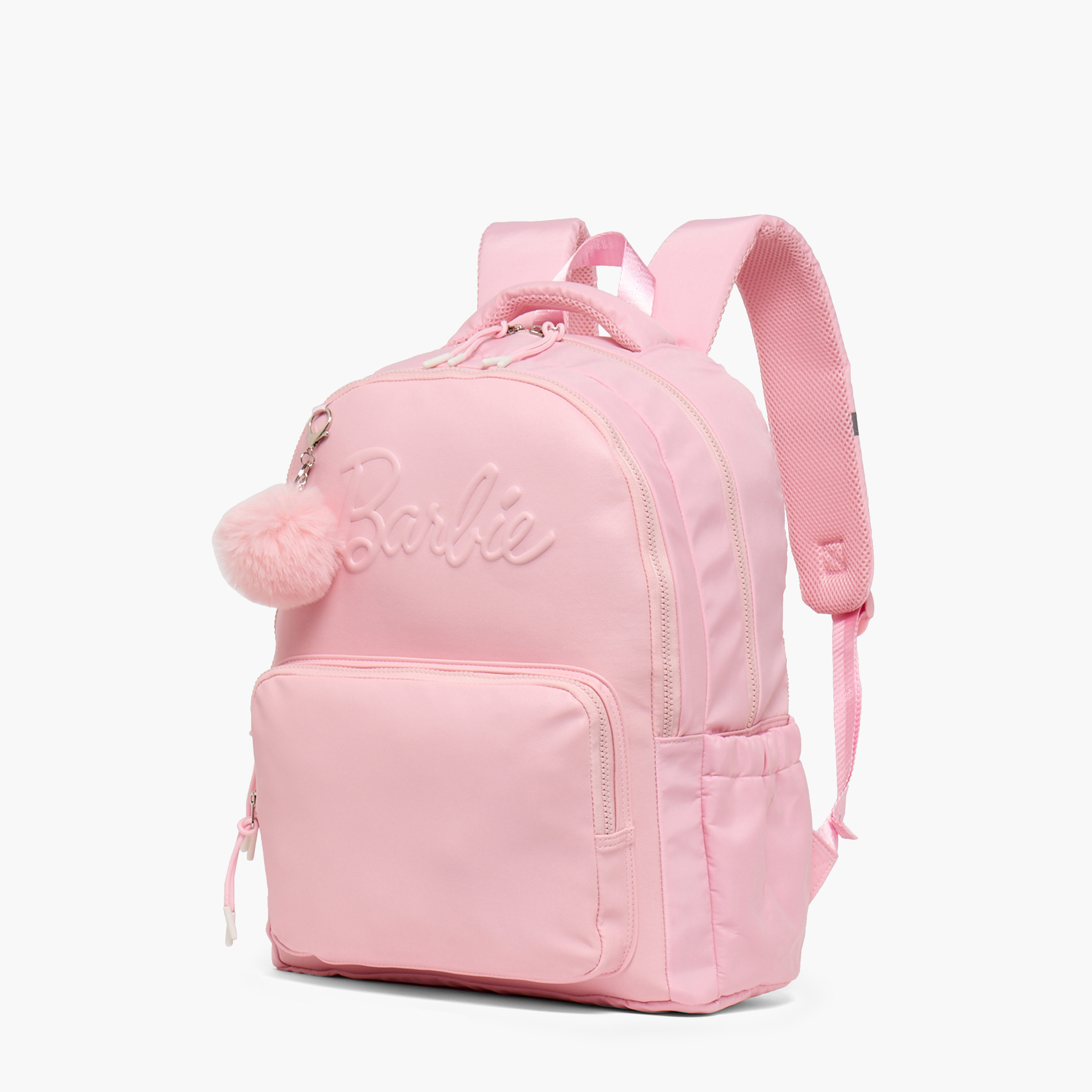 شنطة ظهر بحمالات كتف مبطنة ونقوش شعار للبنات 8-13 سنة من باربي-school-bagsandbackpacks-backpacks-image-2