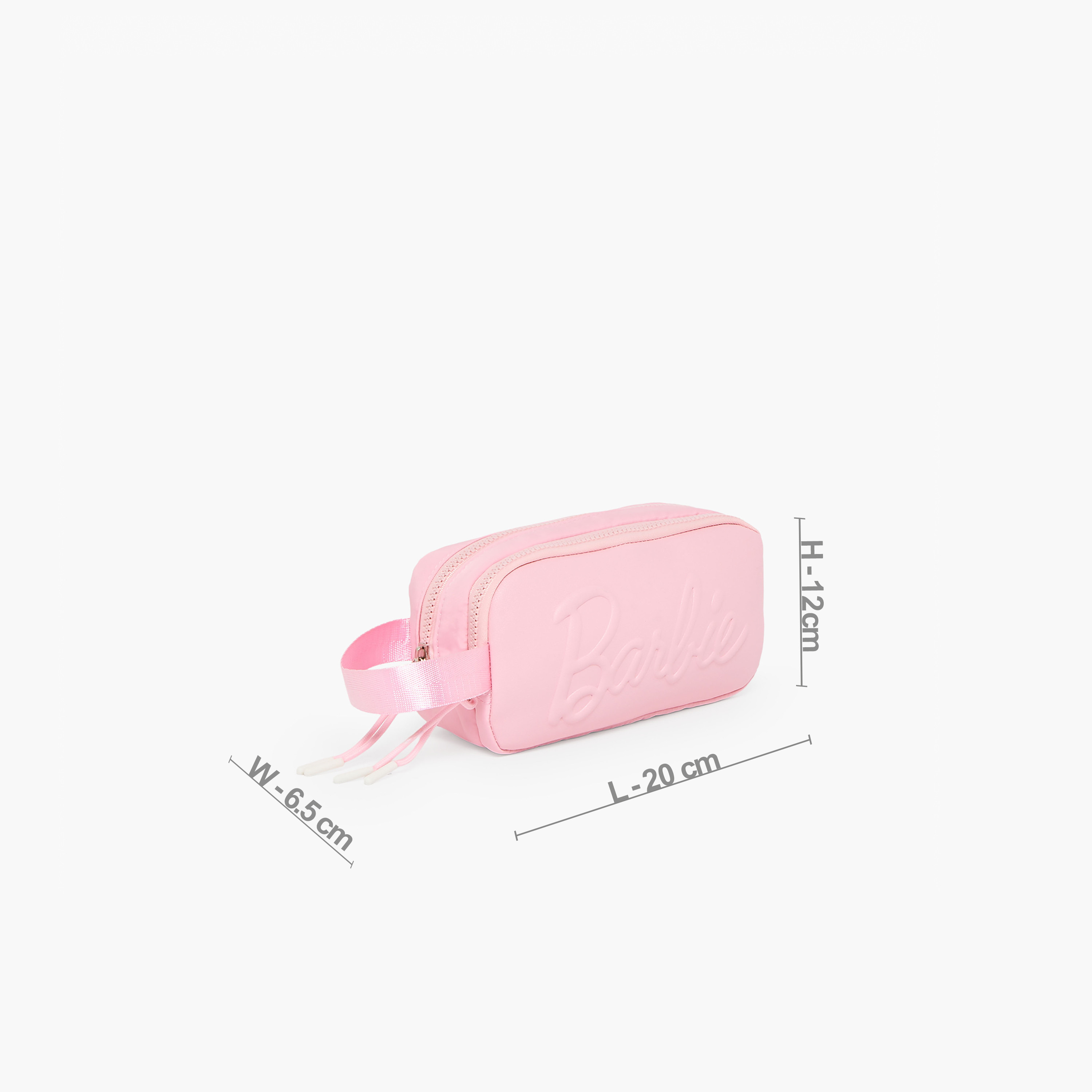 مقلمة بقسمين ونقوش باربي-school-stationery-pencilcases-image-4