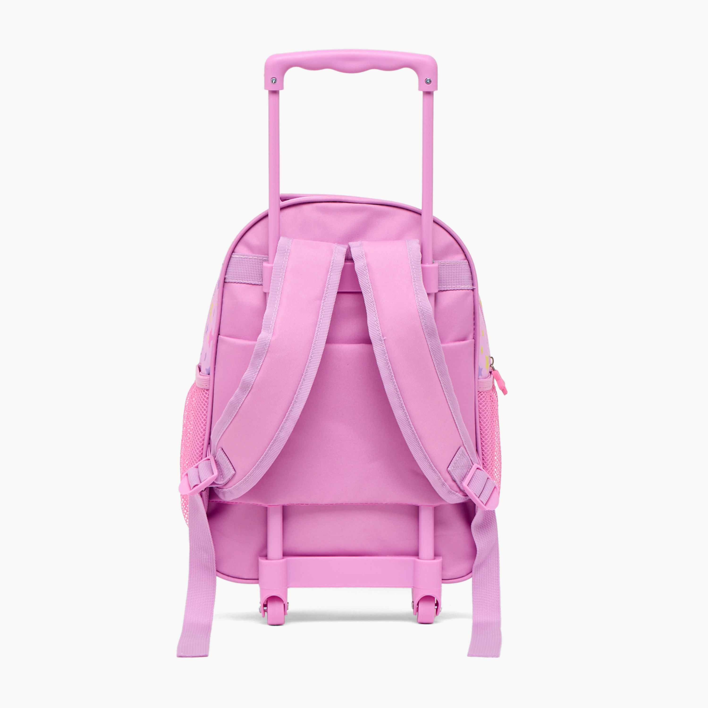 طقم شنطة ترولي بطبعة الجنيات للبنات 3-5 سنوات مع شنطة غداء - 3 قطع-school-bagsandbackpacks-trolleybags-image-13