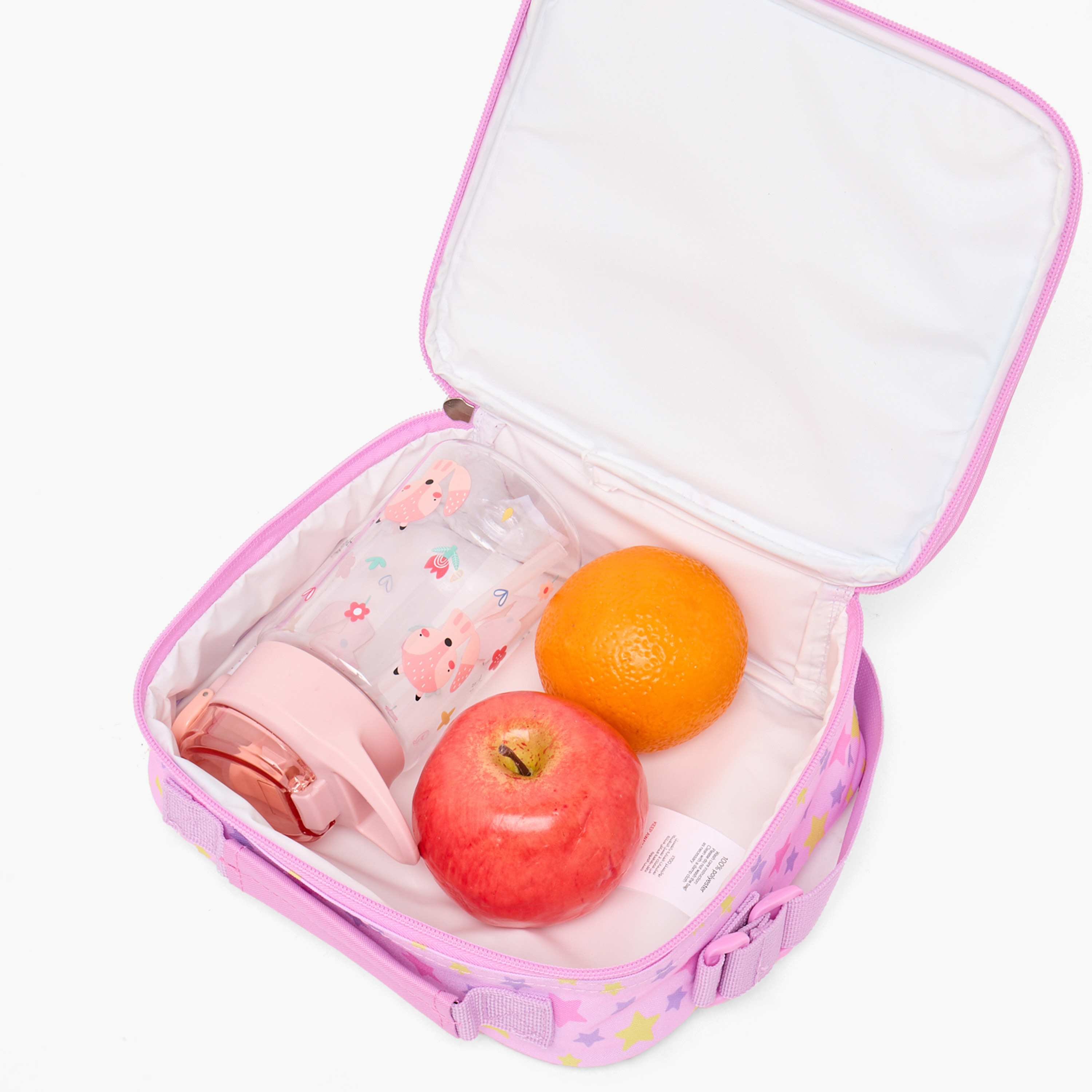طقم شنطة ترولي بطبعة الجنيات للبنات 3-5 سنوات مع شنطة غداء - 3 قطع-school-bagsandbackpacks-trolleybags-image-5