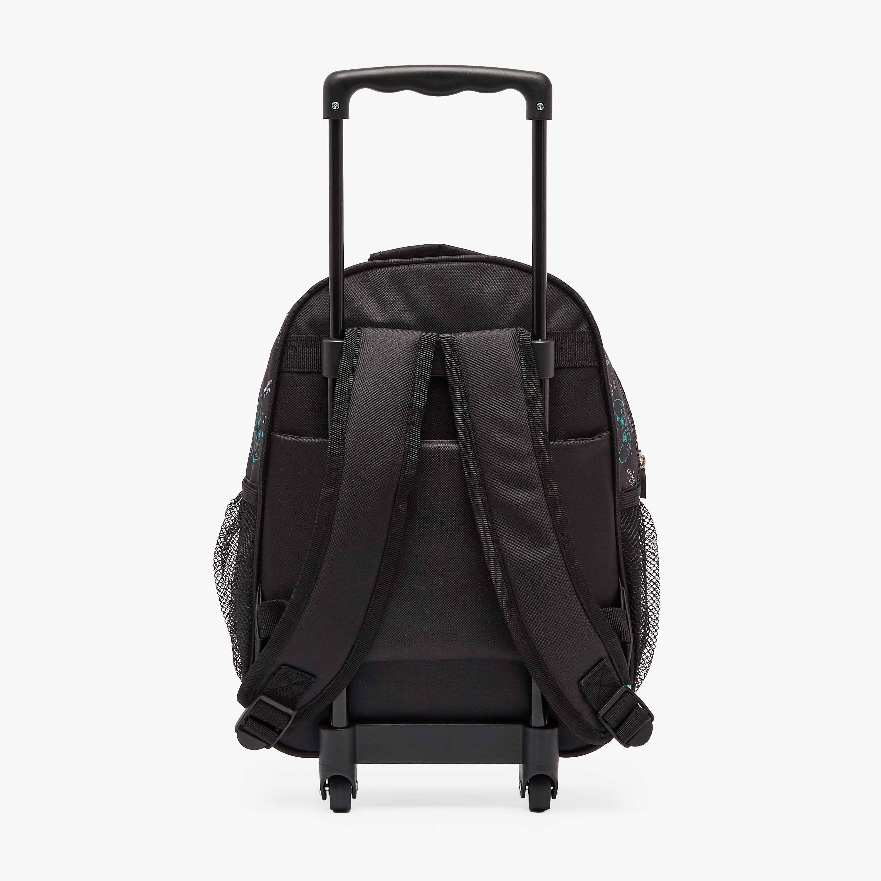شنطة ترولي بطبعات ألعاب للأولاد بعمر 5-8 سنوات من جونيورز - 14 بوصة-school-bagsandbackpacks-trolleybags-image-10