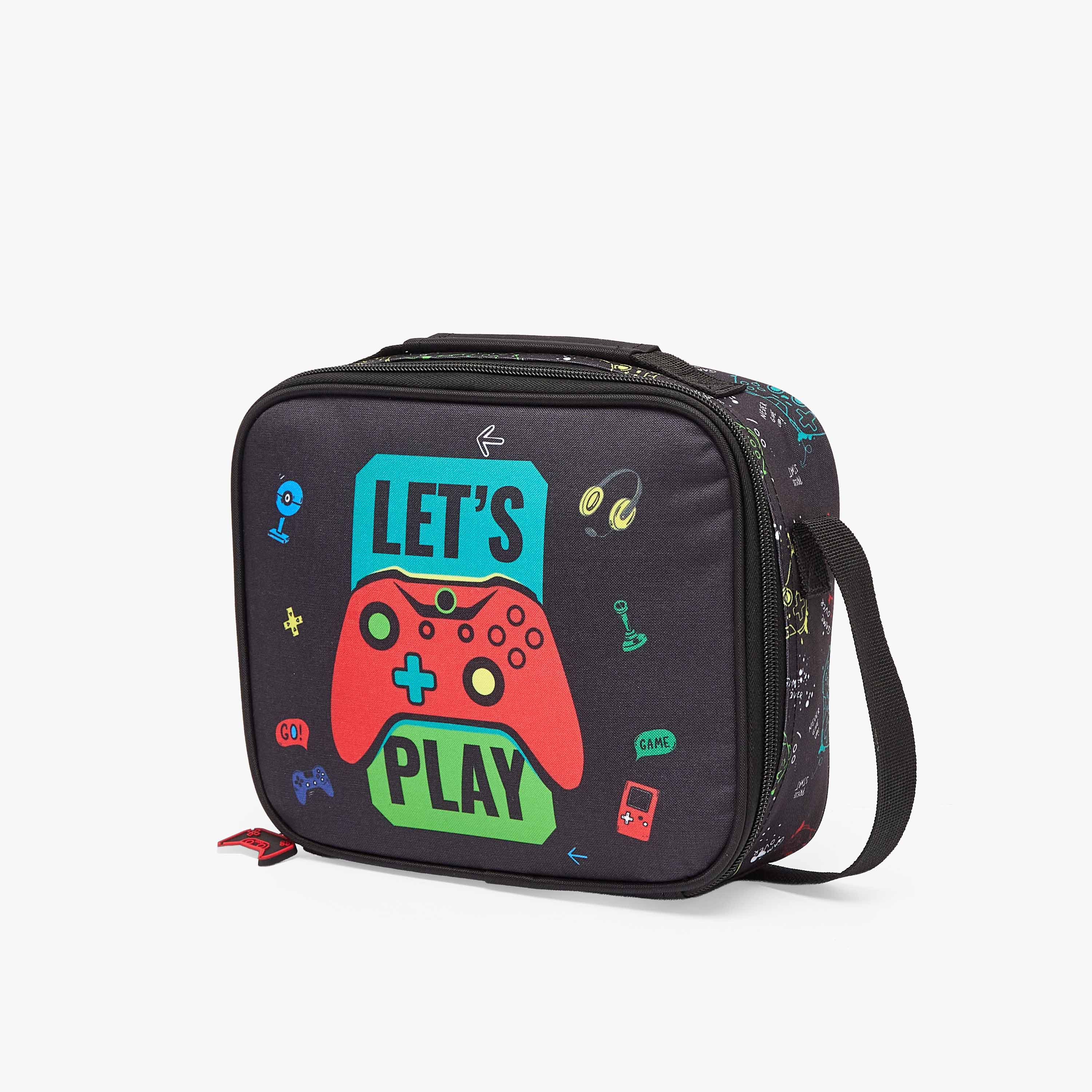شنطة ترولي بطبعات ألعاب للأولاد بعمر 5-8 سنوات من جونيورز - 14 بوصة-school-bagsandbackpacks-trolleybags-image-13