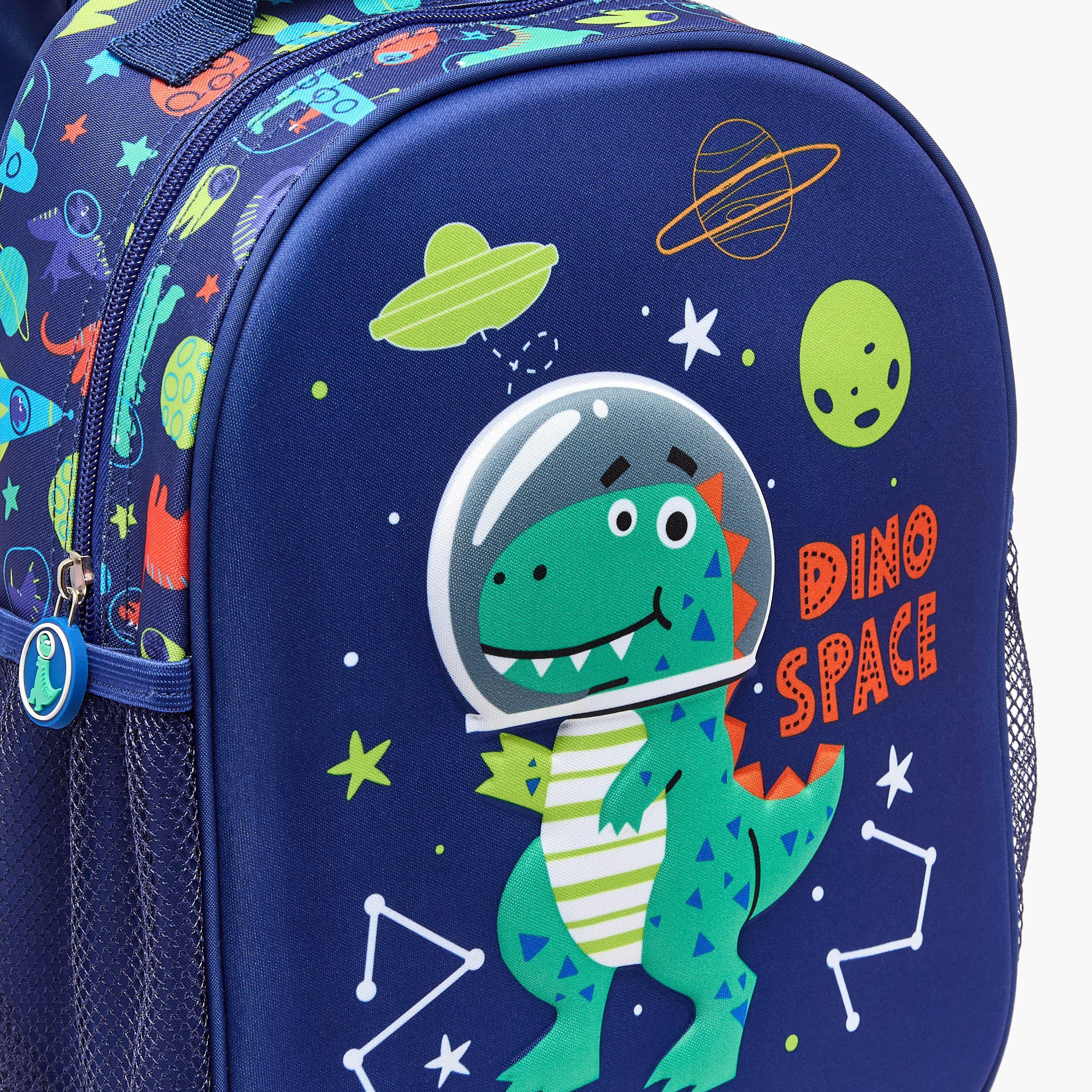 Juniors Dinosaur Print Trolley Bag for Boys 3-5 Years with Lunch Bag and Pencil Pouch - 14 inches-school-bagsandbackpacks-trolleybags-image-8