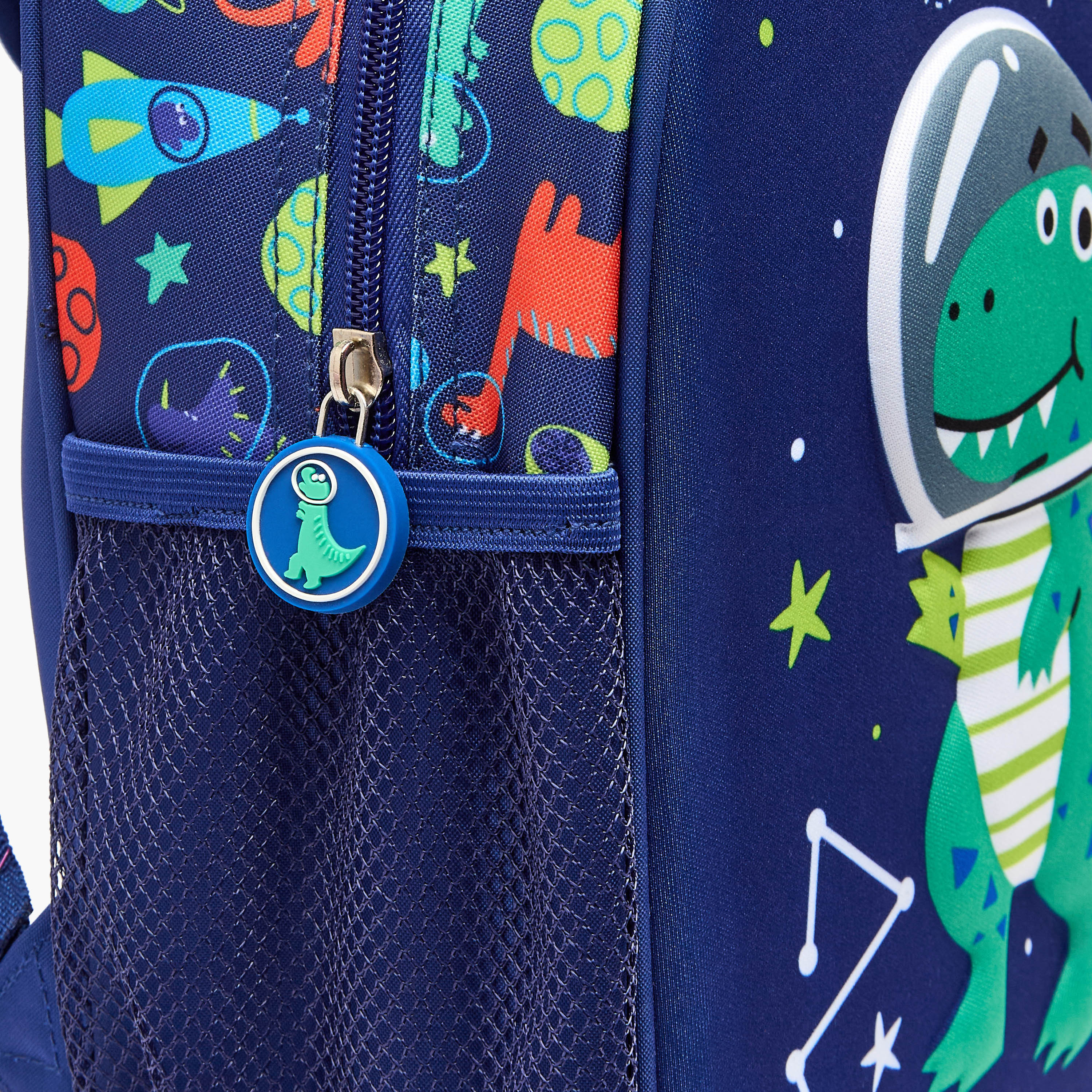 Juniors Dinosaur Print Trolley Bag for Boys 3-5 Years with Lunch Bag and Pencil Pouch - 14 inches-school-bagsandbackpacks-trolleybags-image-9