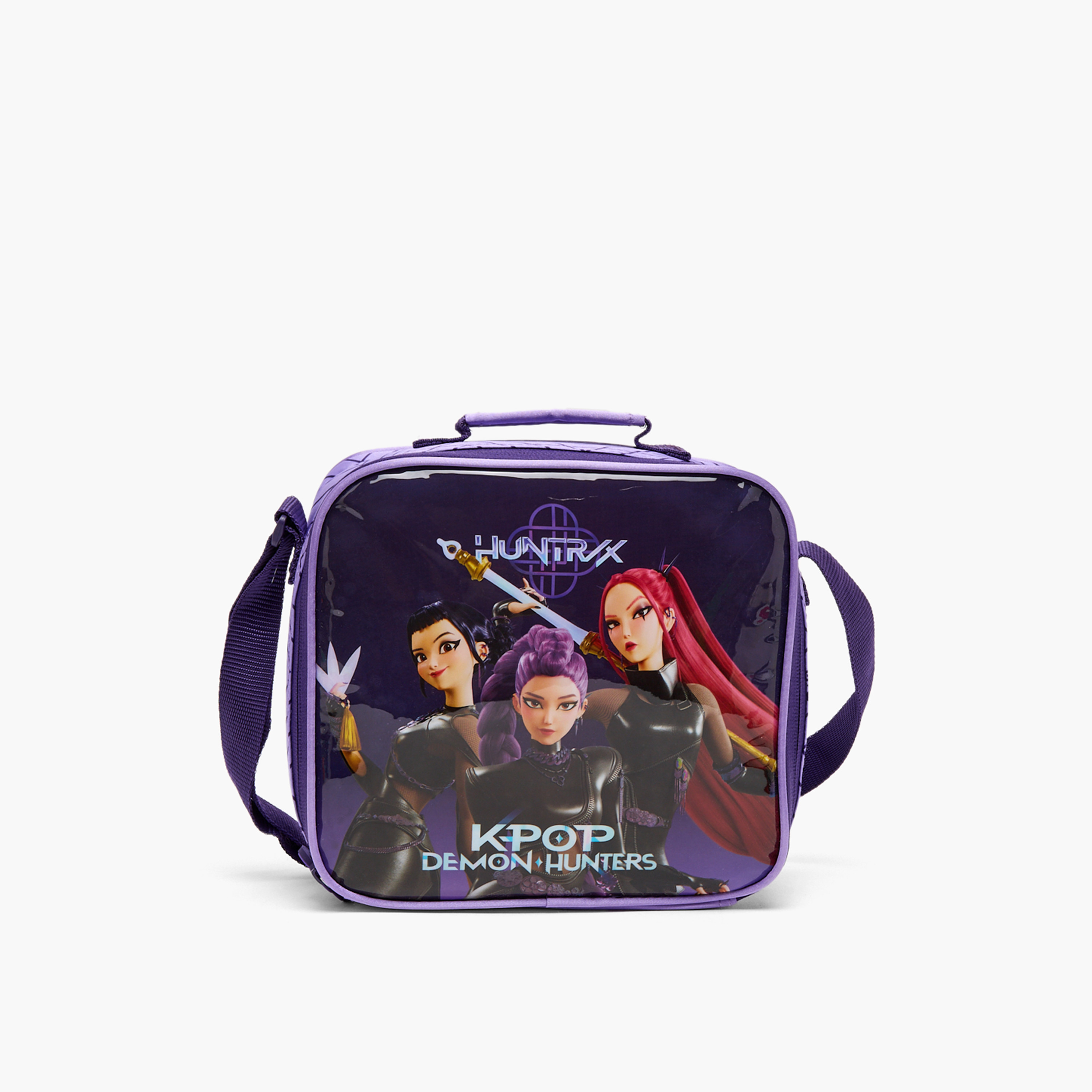 Netflix KPop Demon Hunters 5-Piece School Trolley Bag Set for Girls 8-12 Years with Bottle - 18 inch-school-bagsandbackpacks-trolleybags-image-11