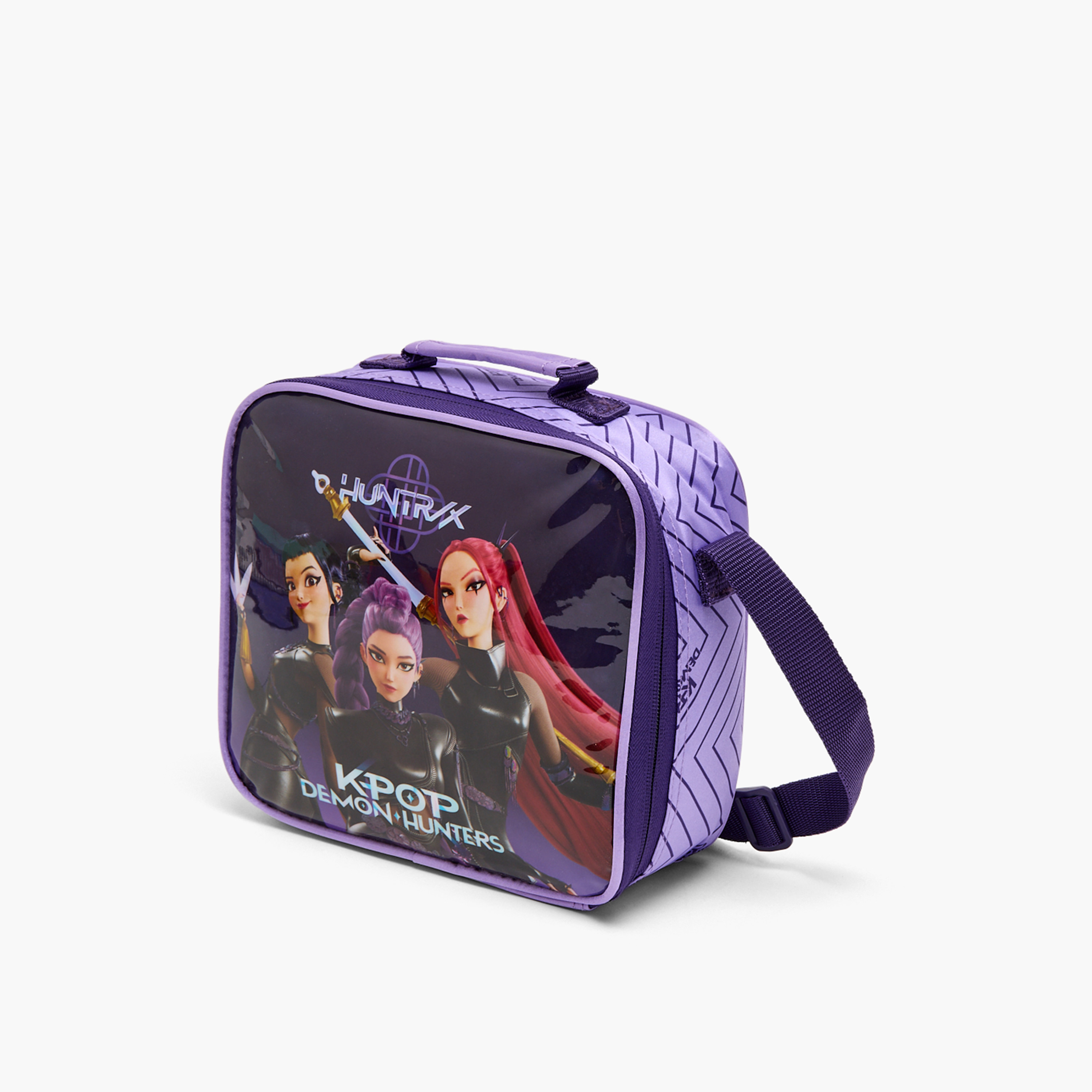 Netflix KPop Demon Hunters 5-Piece School Trolley Bag Set for Girls 8-12 Years with Bottle - 18 inch-school-bagsandbackpacks-trolleybags-image-12