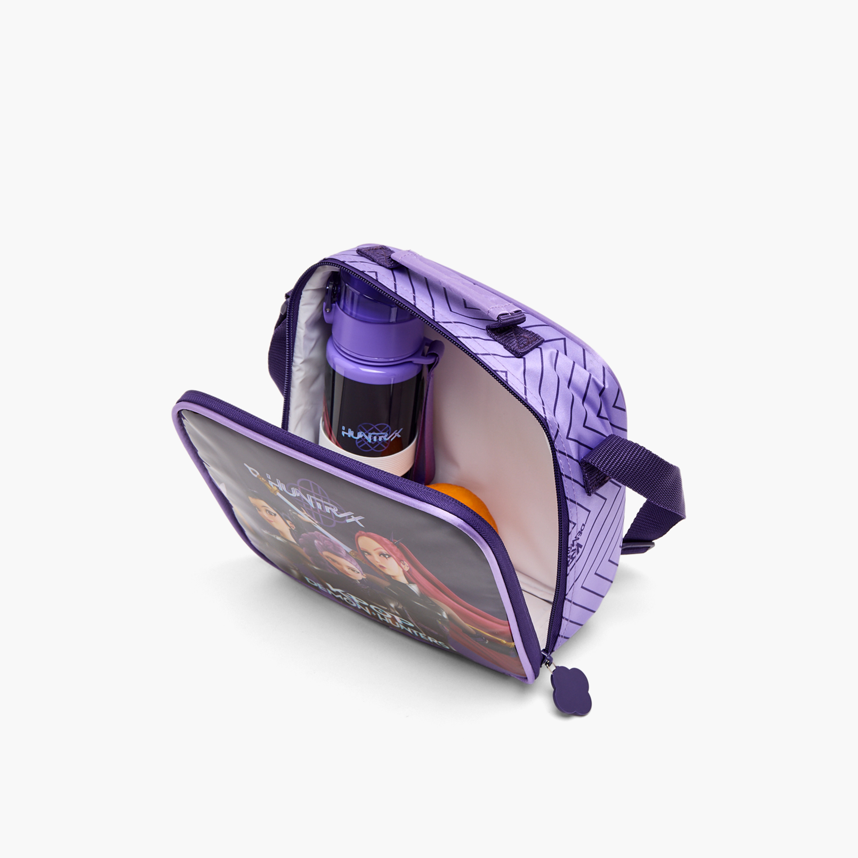 Netflix KPop Demon Hunters 5-Piece School Trolley Bag Set for Girls 8-12 Years with Bottle - 18 inch-school-bagsandbackpacks-trolleybags-image-13
