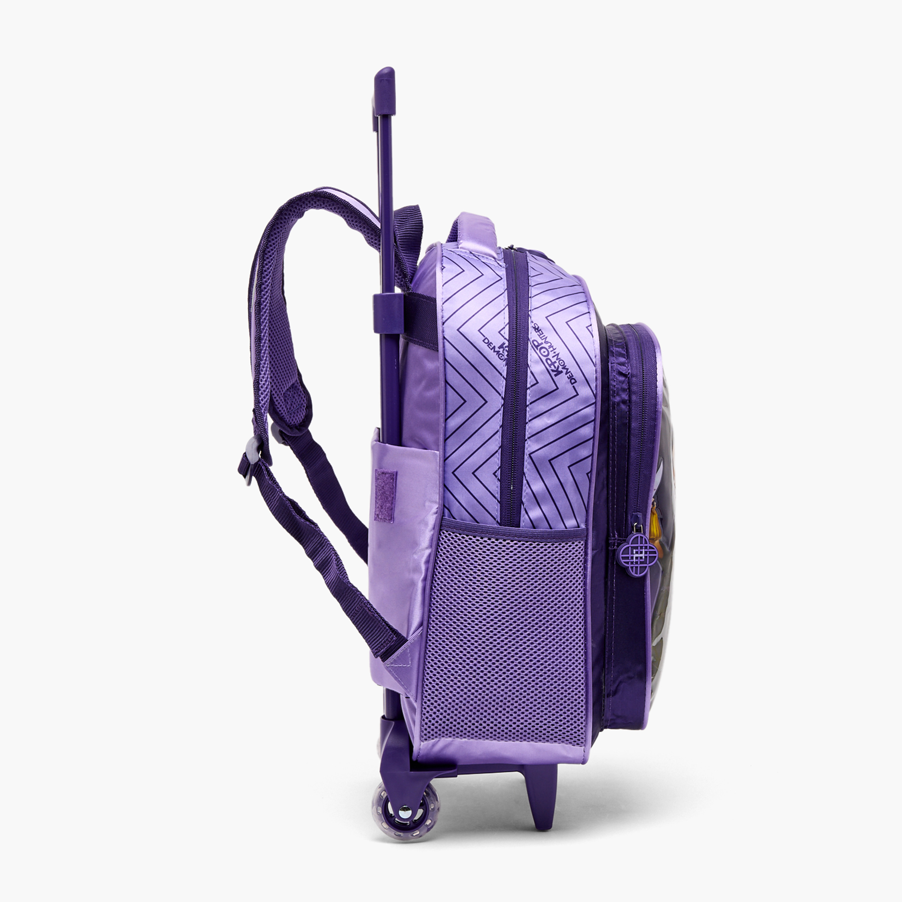 Netflix KPop Demon Hunters 5-Piece School Trolley Bag Set for Girls 8-12 Years with Bottle - 18 inch-school-bagsandbackpacks-trolleybags-image-4