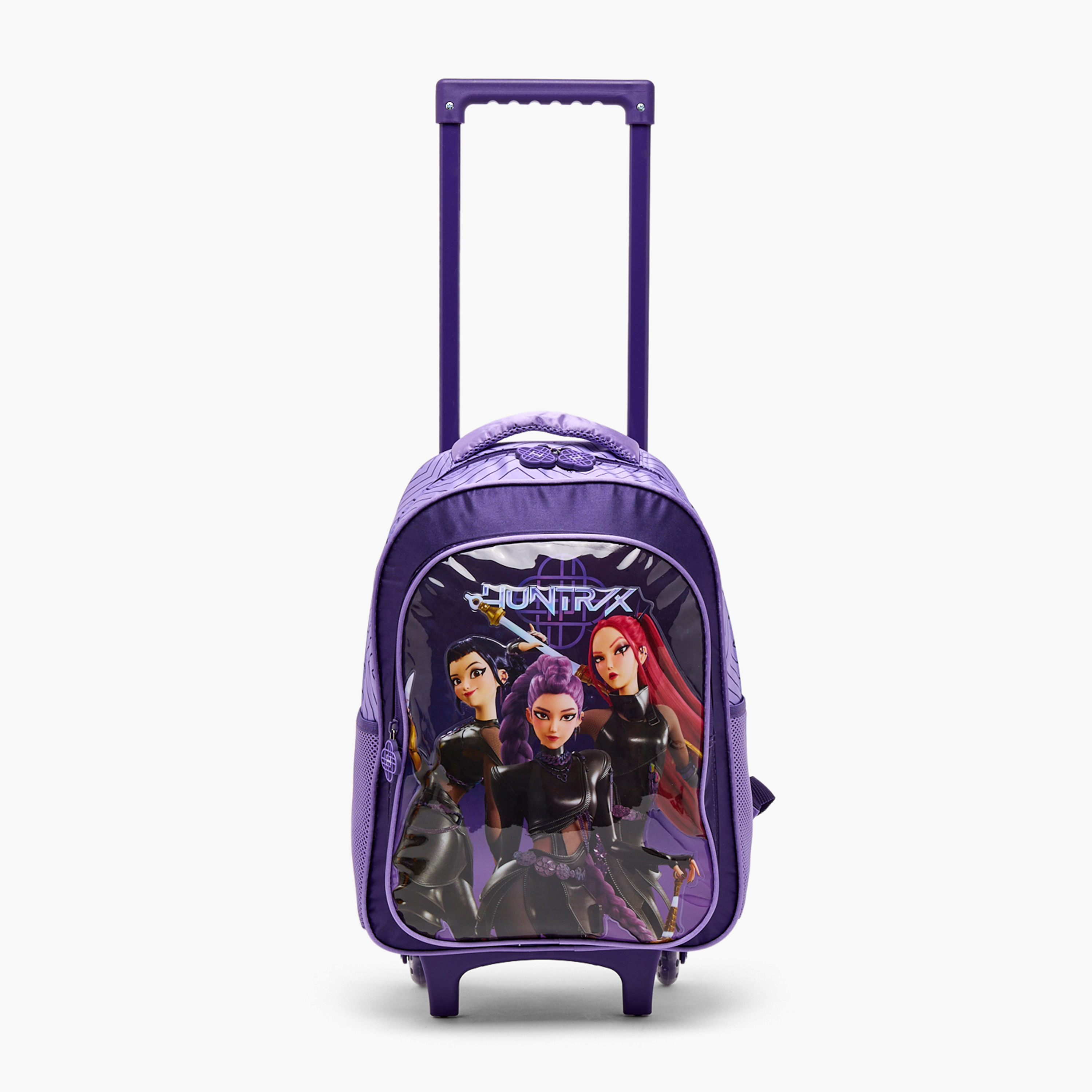 Netflix KPop Demon Hunters 5-Piece School Trolley Bag Set for Girls 8-12 Years with Bottle - 18 inch-school-bagsandbackpacks-trolleybags-image-6