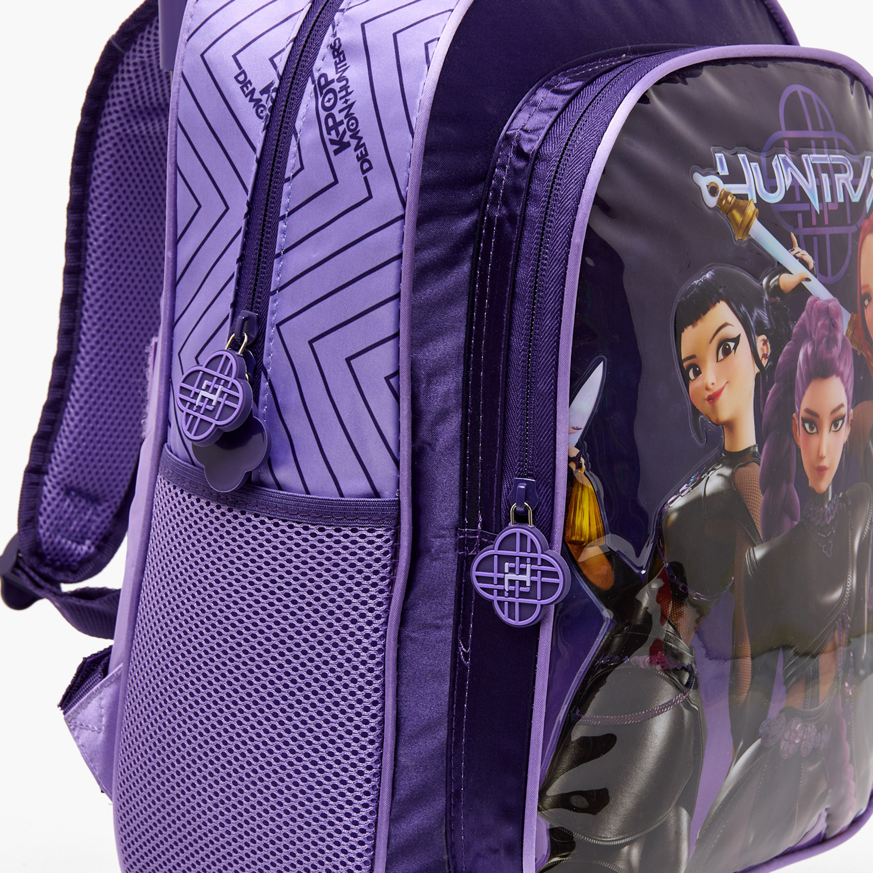 Netflix KPop Demon Hunters 5-Piece School Trolley Bag Set for Girls 8-12 Years with Bottle - 18 inch-school-bagsandbackpacks-trolleybags-image-7