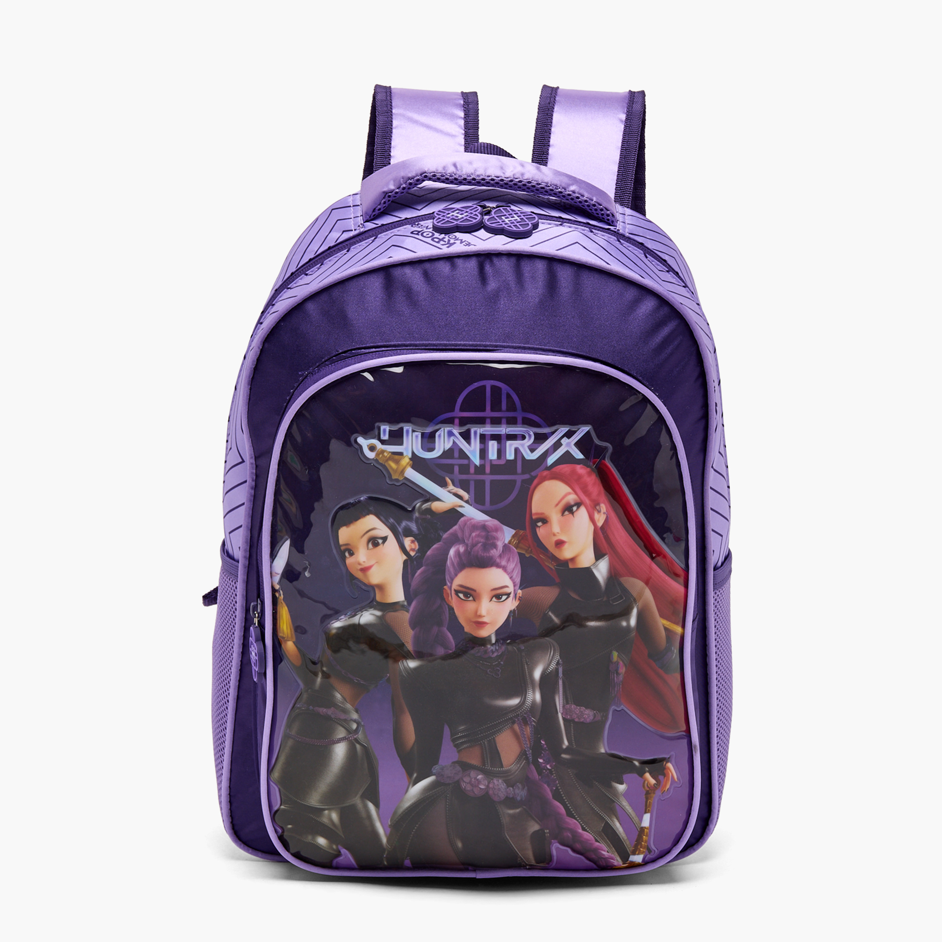 Netflix KPop Demon Hunters 5-Piece School Backpack Set for Girls 5-8 Years with Bottle - 16 inches-school-bagsandbackpacks-backpacks-image-2